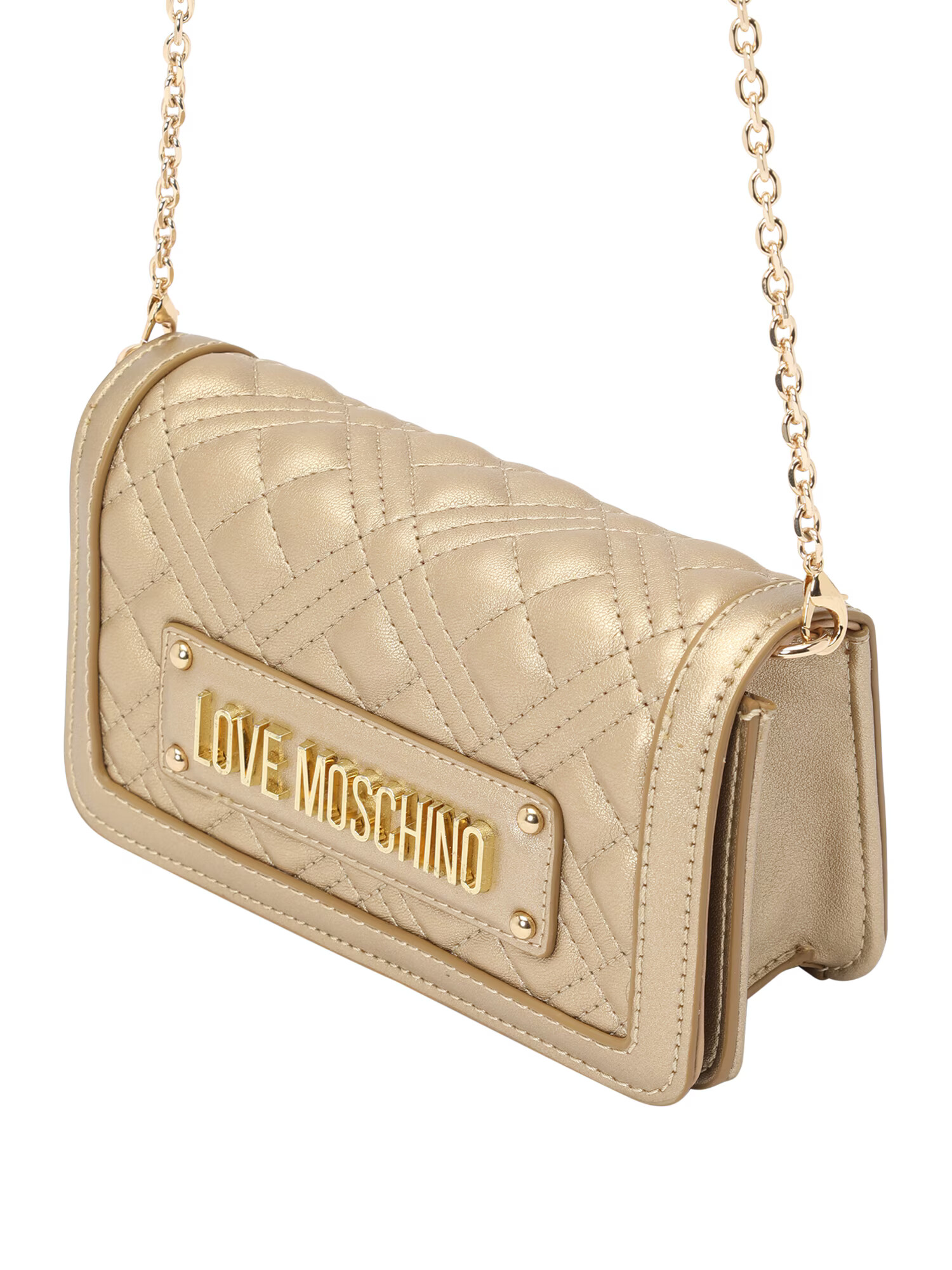 Love Moschino Τσάντα ώμου χρυσό - Pepit.gr