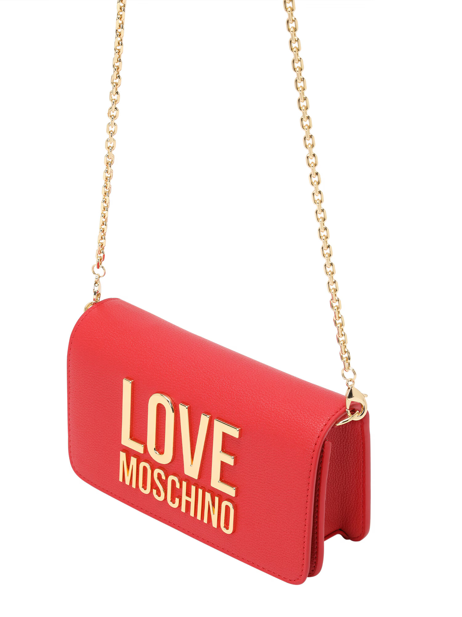 Love Moschino Τσάντα ώμου χρυσό / κόκκινο - Pepit.gr