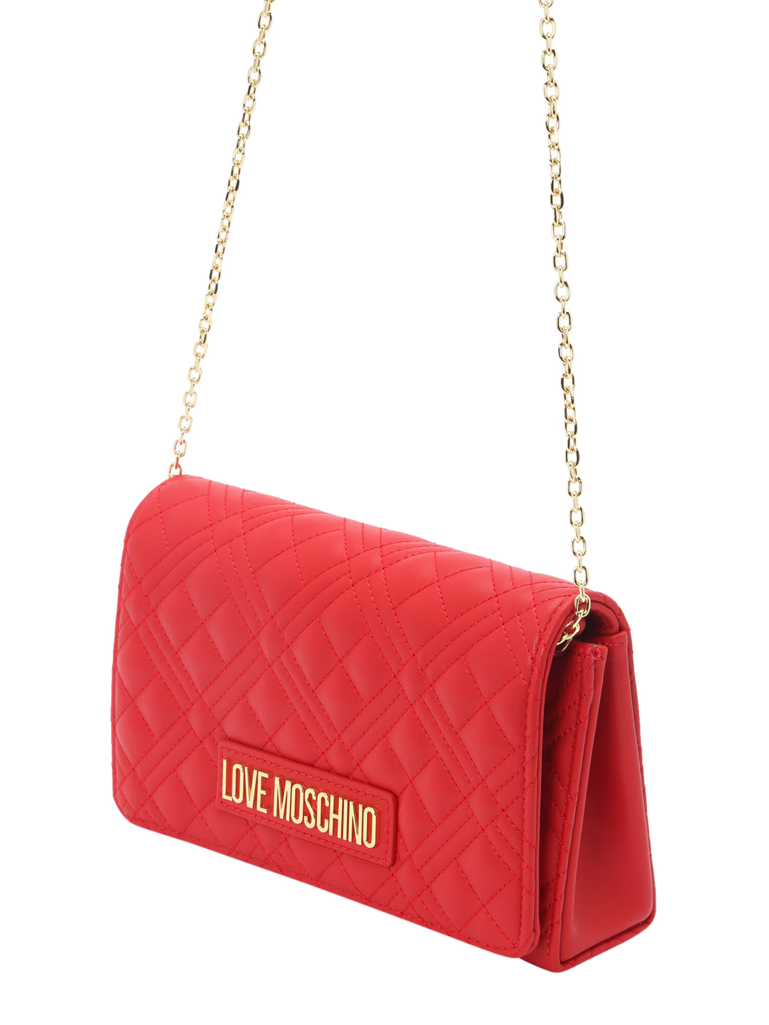 Love Moschino Τσάντα ώμου χρυσό / κόκκινο - Pepit.gr