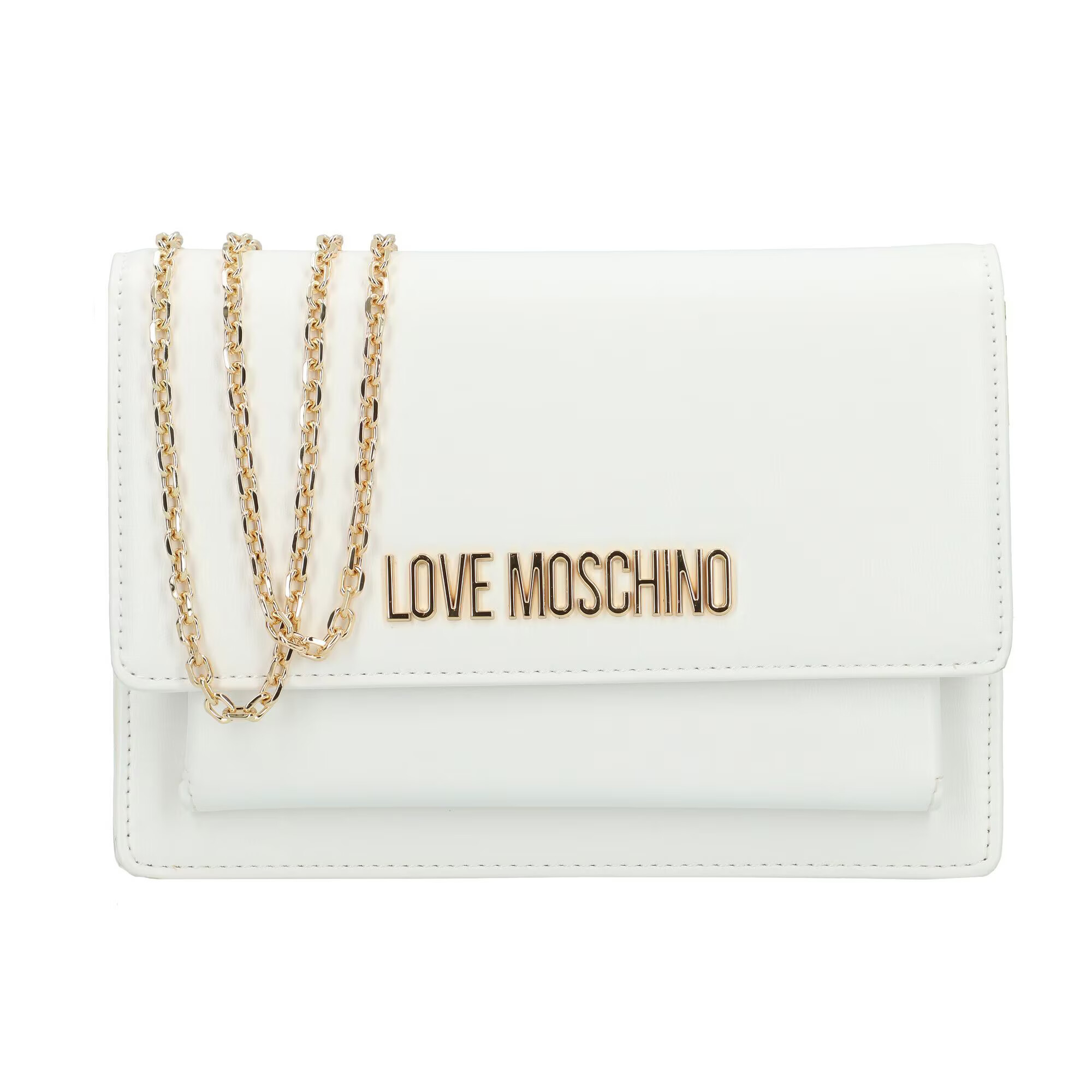 Love Moschino Τσάντα ώμου χρυσό / λευκό - Pepit.gr