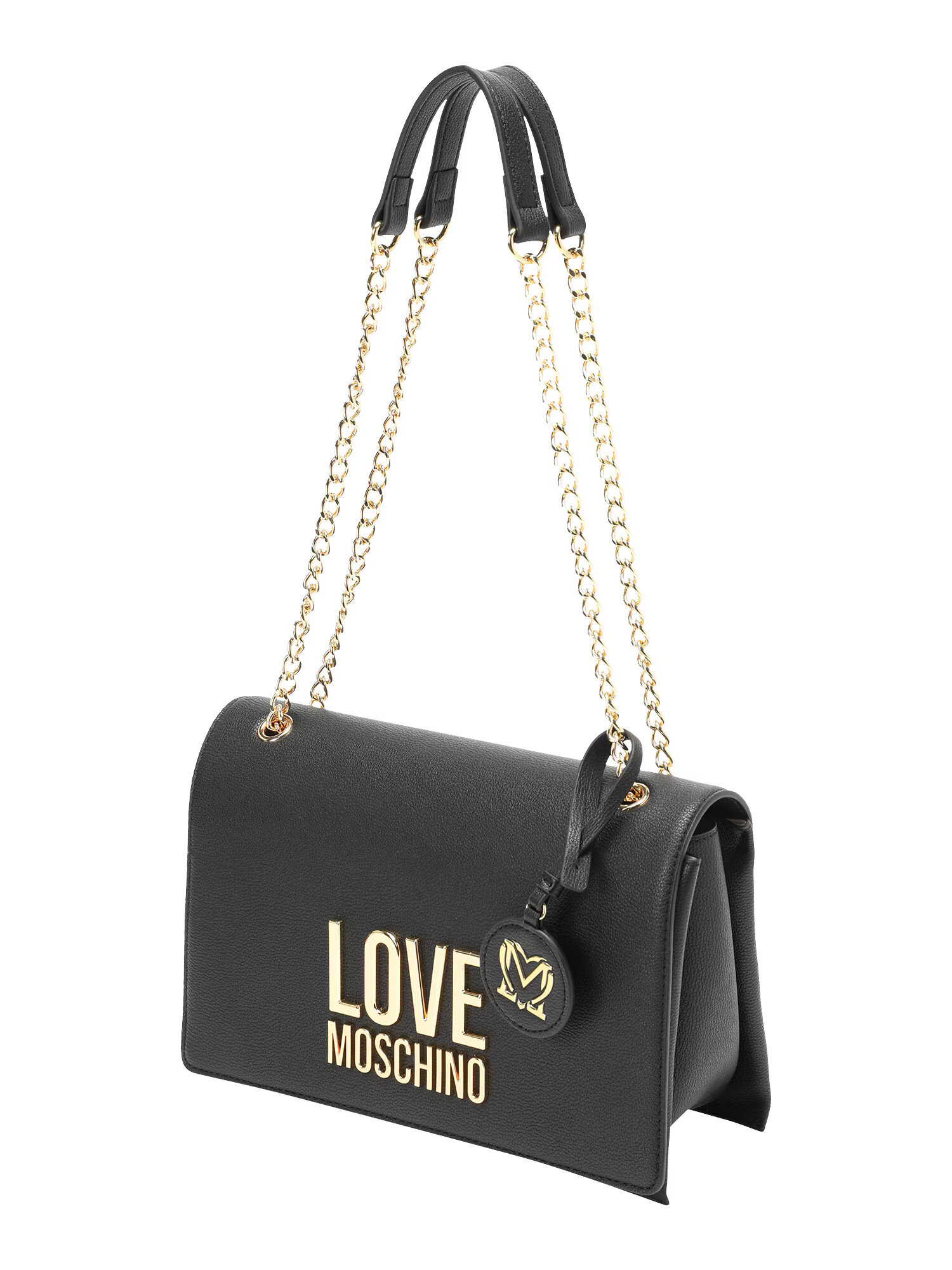 Love Moschino Τσάντα ώμου χρυσό / μαύρο - Pepit.gr