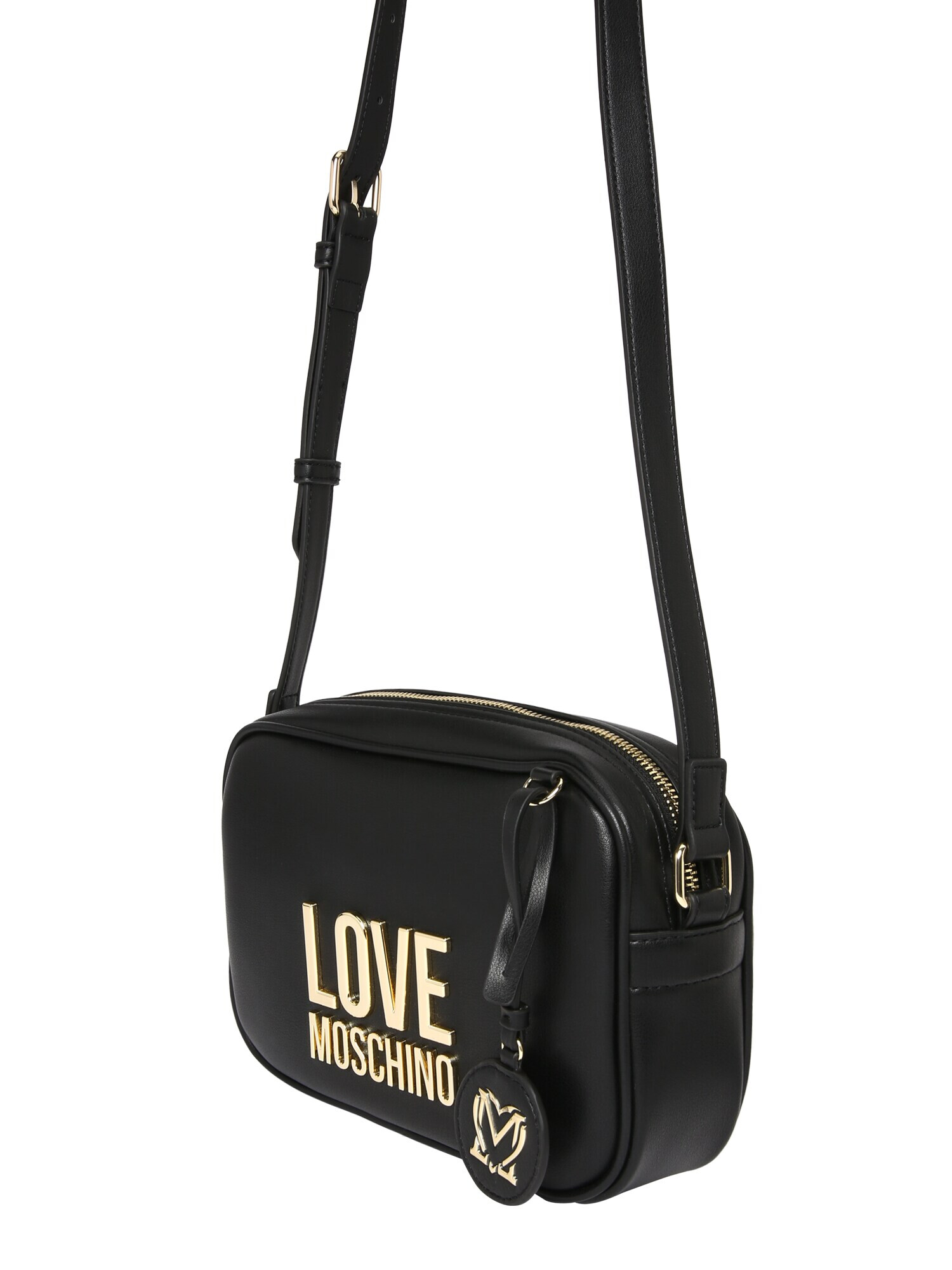 Love Moschino Τσάντα ώμου χρυσό / μαύρο - Pepit.gr