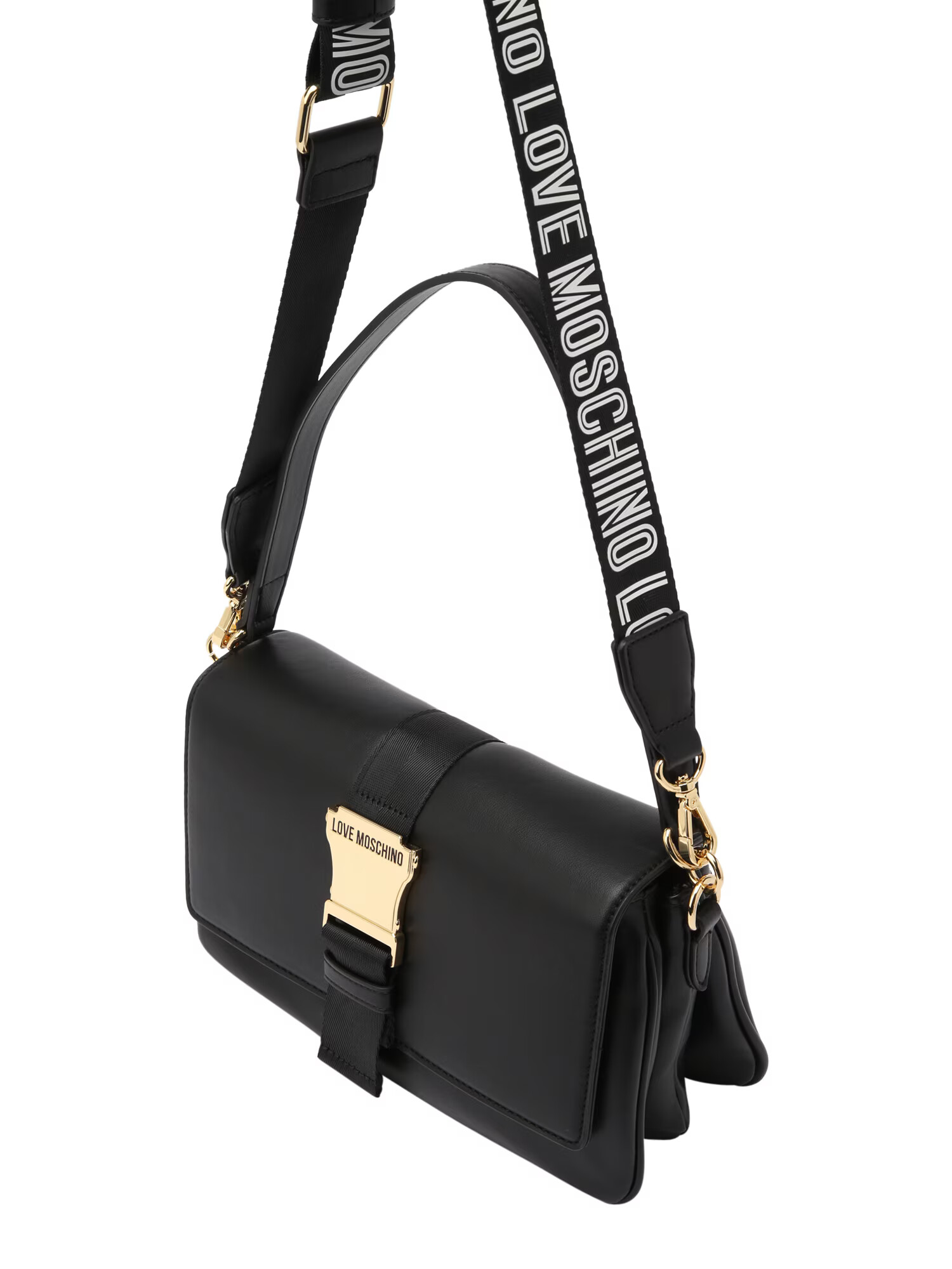 Love Moschino Τσάντα ώμου 'Safety Bag' μαύρο - Pepit.gr