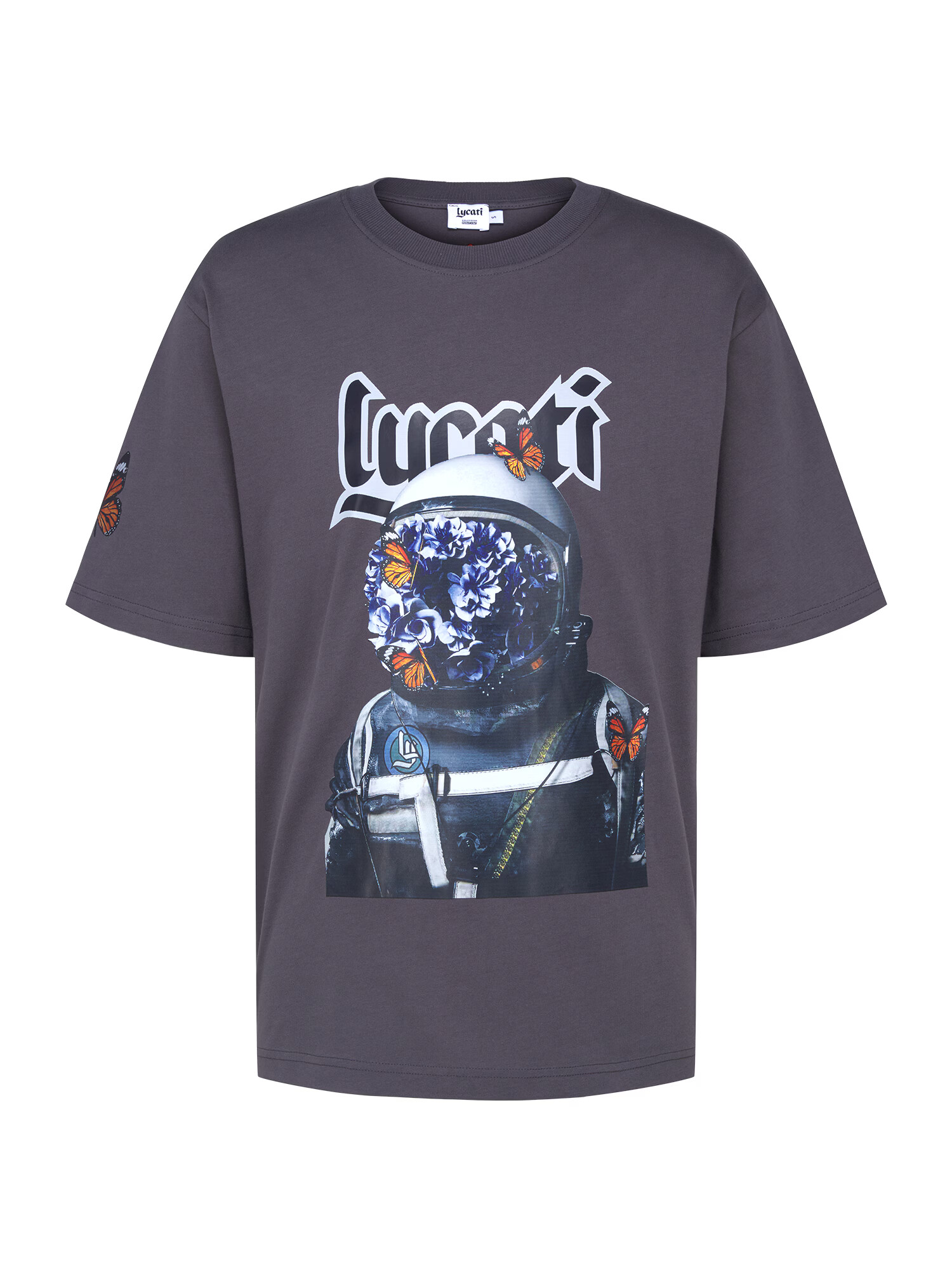 LYCATI exclusive for ABOUT YOU Μπλουζάκι 'Light Astronaut' γκρι - Pepit.gr