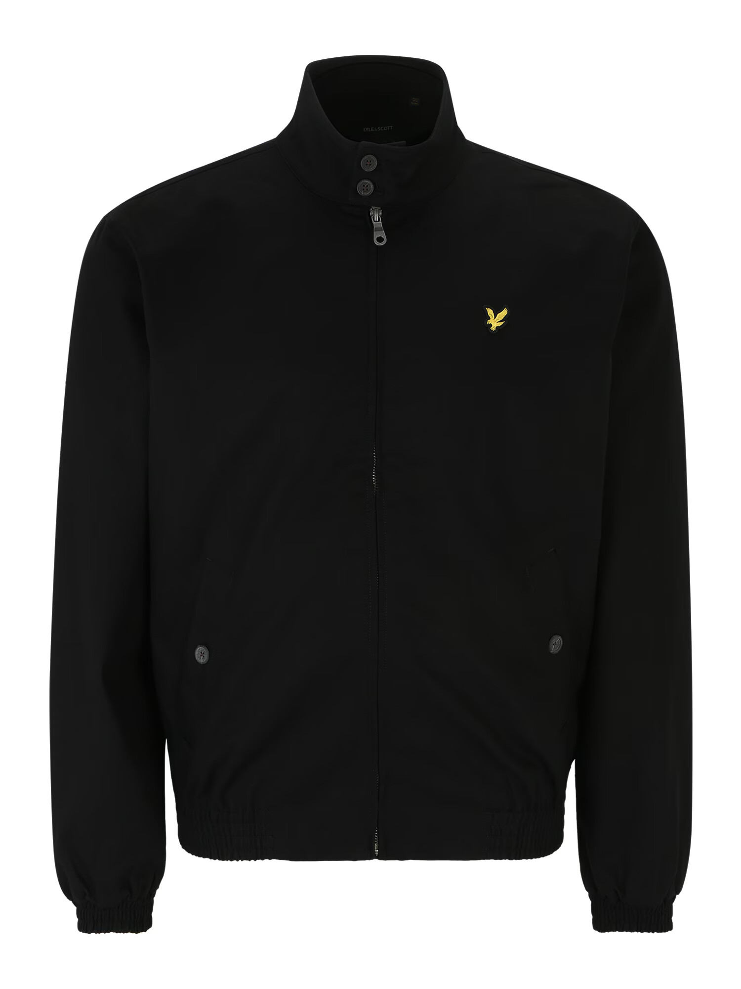 Lyle & Scott Big&Tall Φθινοπωρινό και ανοιξιάτικο μπουφάν 'Harrington' μαύρο - Pepit.gr