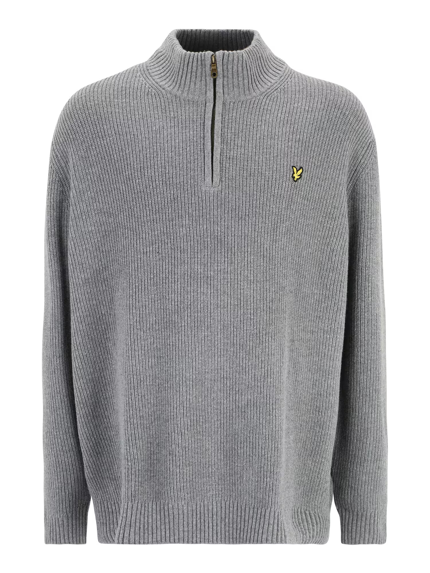 Lyle & Scott Big&Tall Πουλόβερ γκρι μελανζέ - Pepit.gr