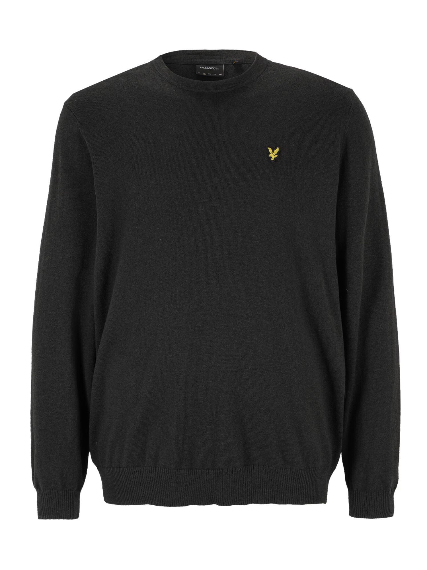 Lyle & Scott Big&Tall Πουλόβερ κίτρινο / ανθρακί - Pepit.gr