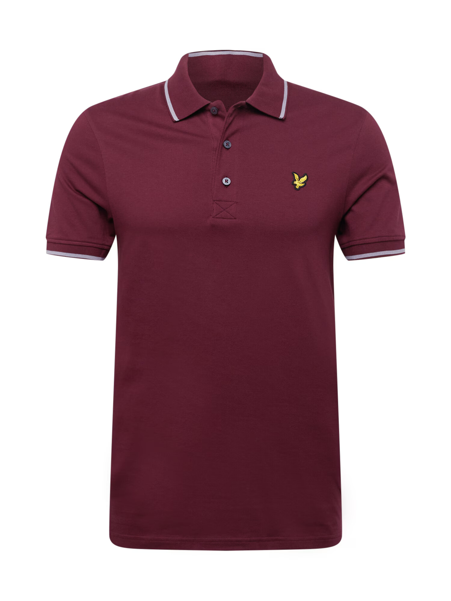 Lyle & Scott Μπλουζάκι γκρι / βουργουνδί - Pepit.gr