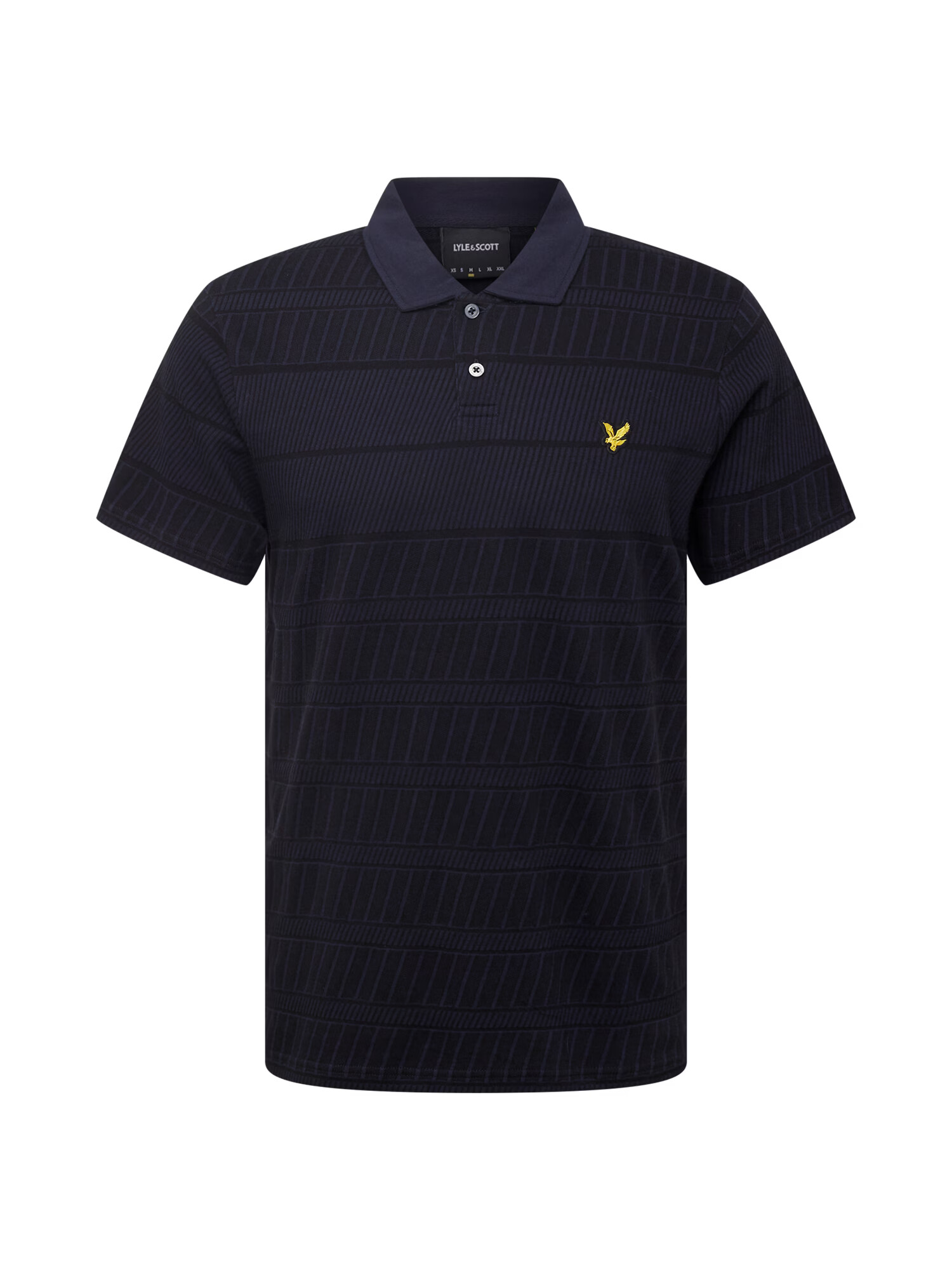 Lyle & Scott Μπλουζάκι 'Grid' ναυτικό μπλε / μπλε νύχτας / κίτρινο / μαύρο - Pepit.gr