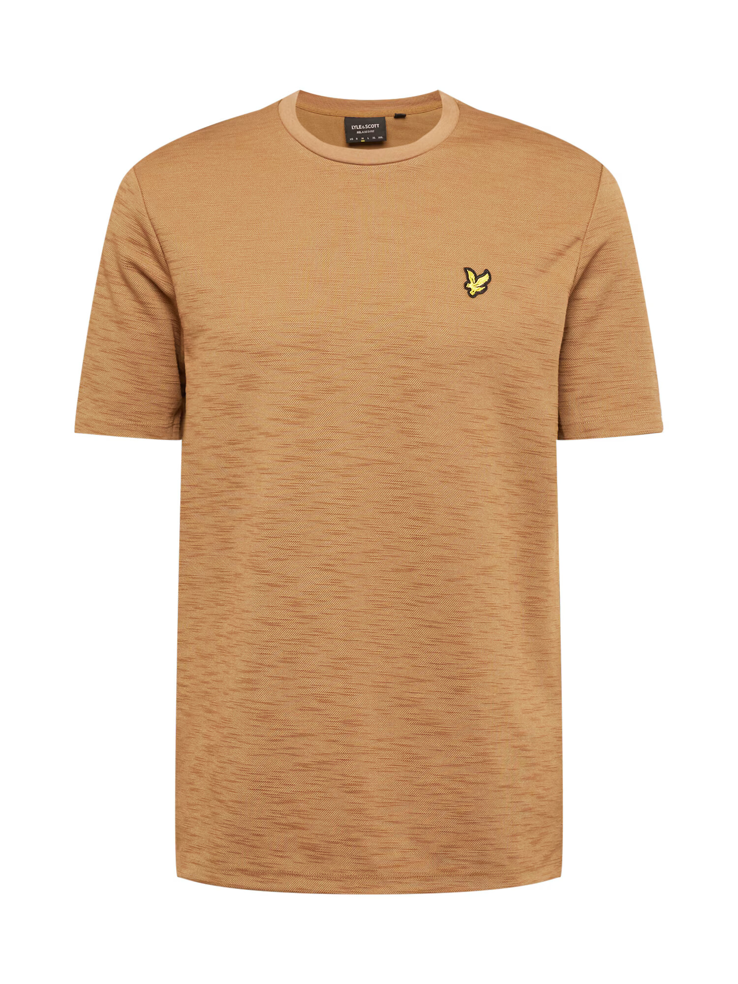 Lyle & Scott Μπλουζάκι καμηλό / κίτρινο / μαύρο - Pepit.gr