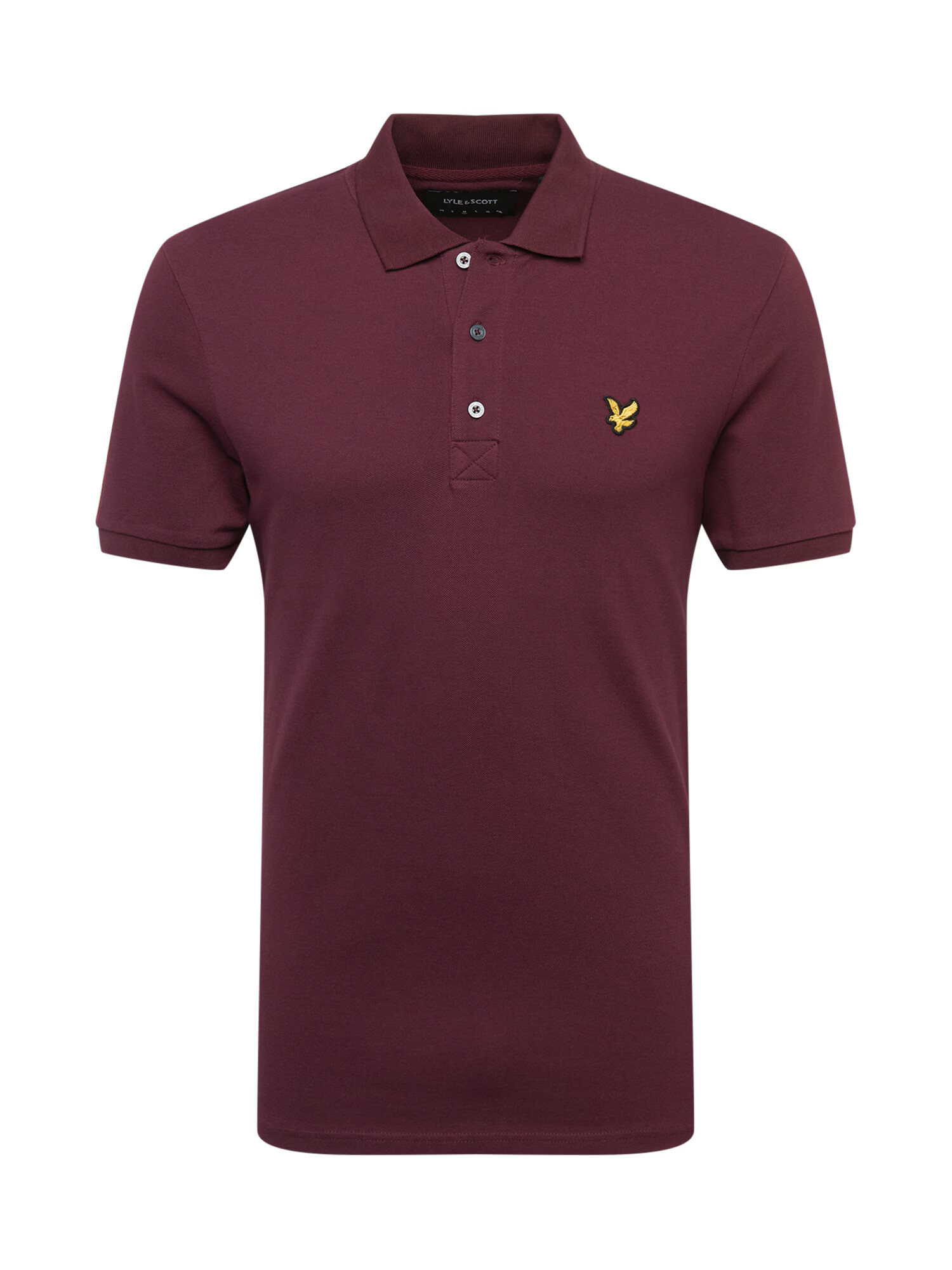 Lyle & Scott Μπλουζάκι κίτρινο / βουργουνδί - Pepit.gr