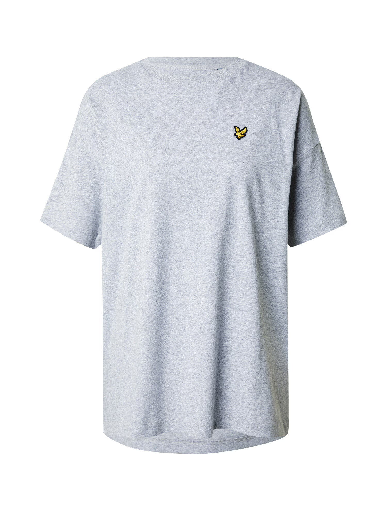 Lyle & Scott Υπερμέγεθες μπλουζάκι κίτρινο / γκρι μελανζέ / μαύρο - Pepit.gr