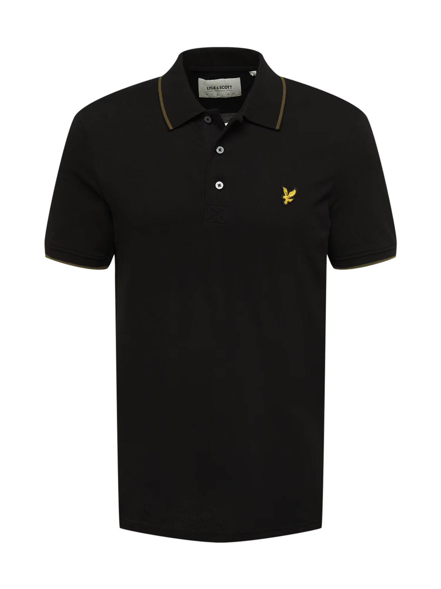 Lyle & Scott Μπλουζάκι κίτρινο / λαδί / μαύρο - Pepit.gr