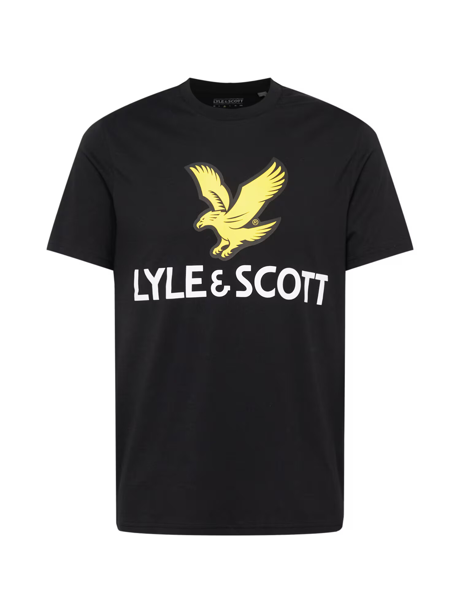 Lyle & Scott Μπλουζάκι κίτρινο / μαύρο / λευκό - Pepit.gr