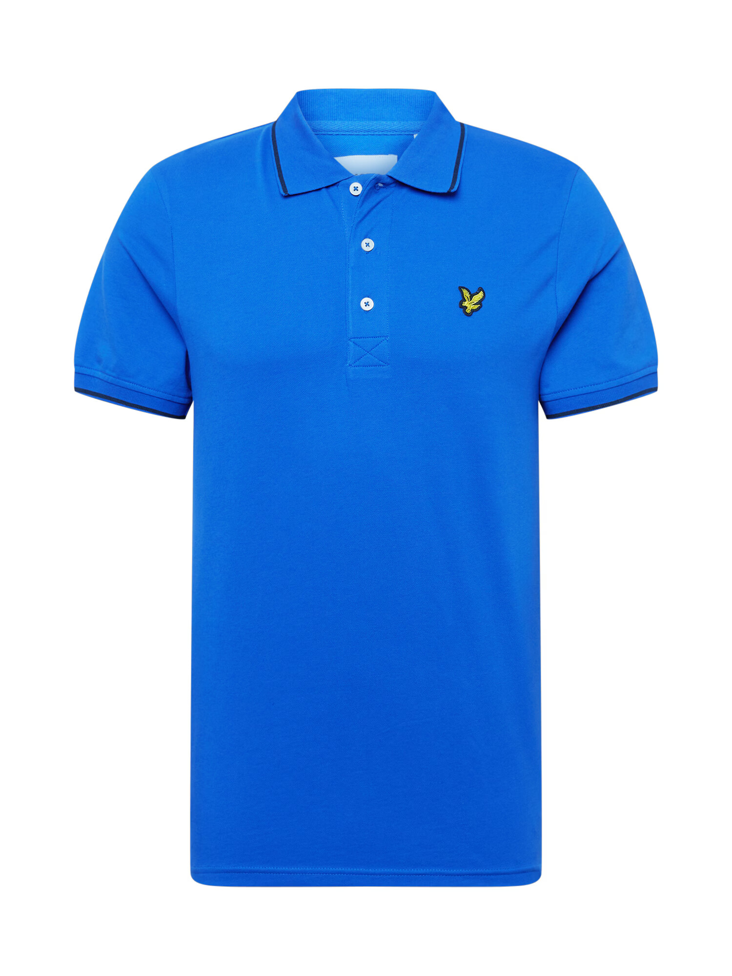 Lyle & Scott Μπλουζάκι μπλε / κίτρινο / μαύρο - Pepit.gr