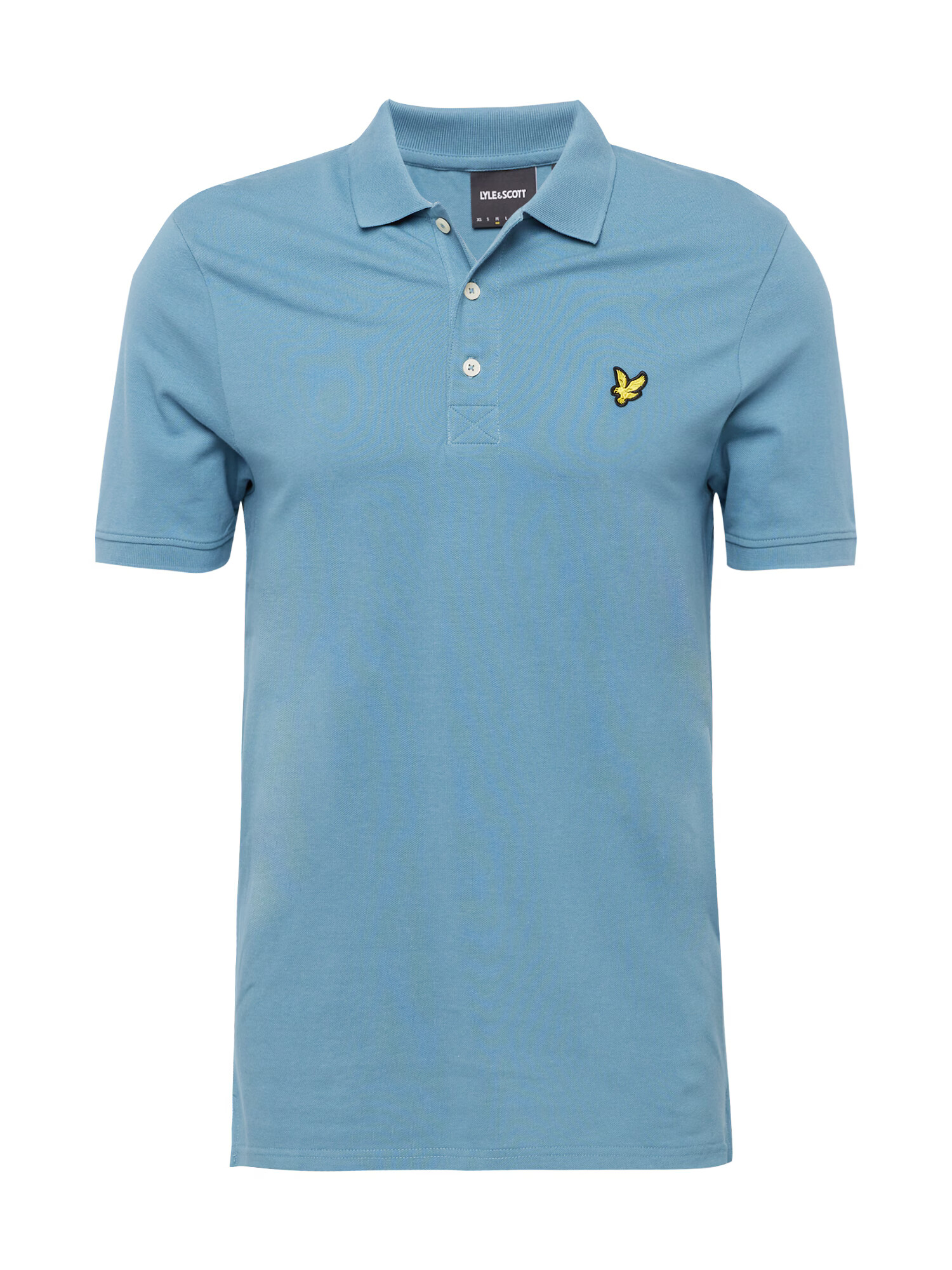 Lyle & Scott Μπλουζάκι μπλε ουρανού / κίτρινο / μαύρο - Pepit.gr