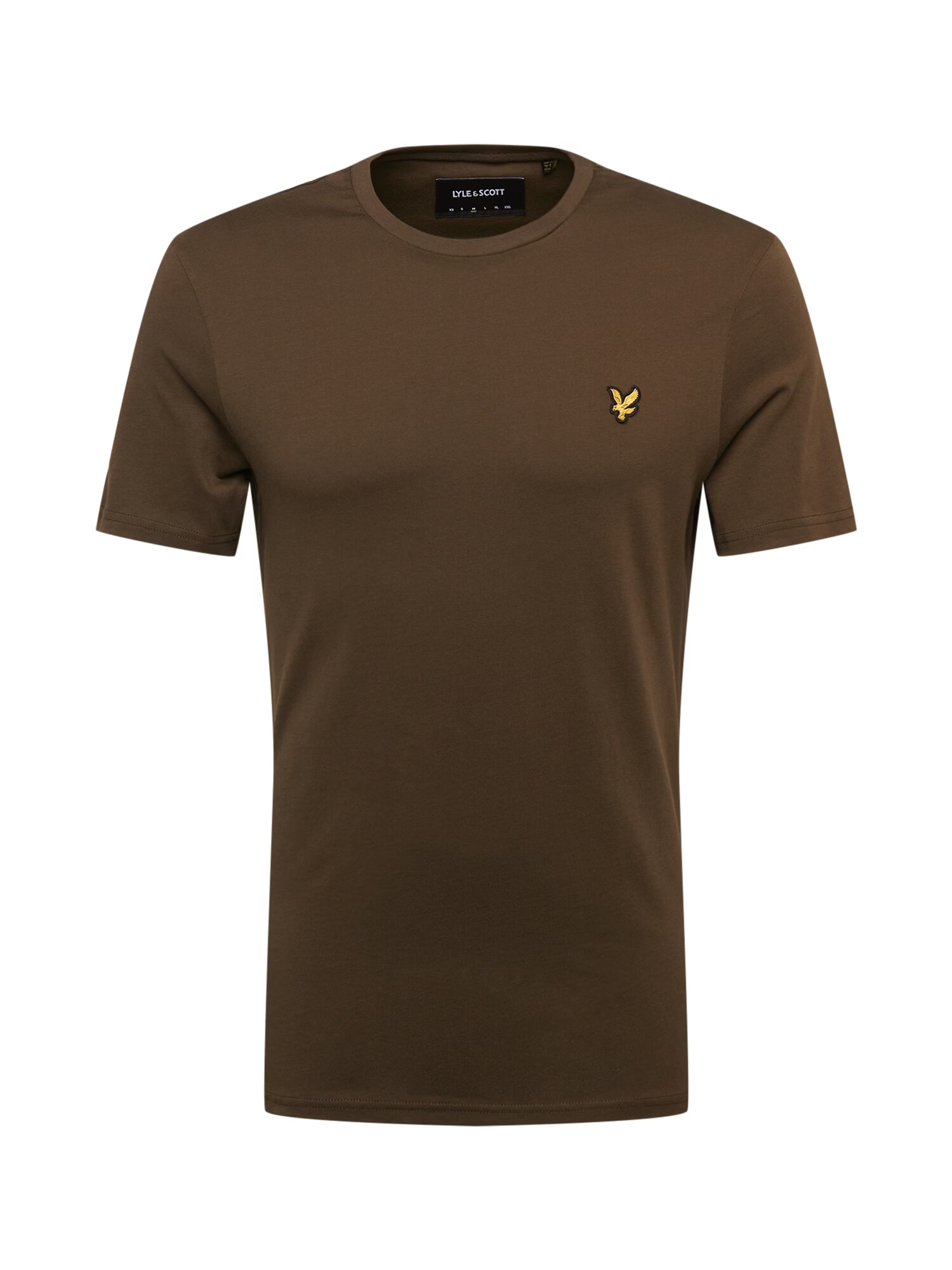 Lyle & Scott Μπλουζάκι ούμπρα / κίτρινο / μαύρο - Pepit.gr