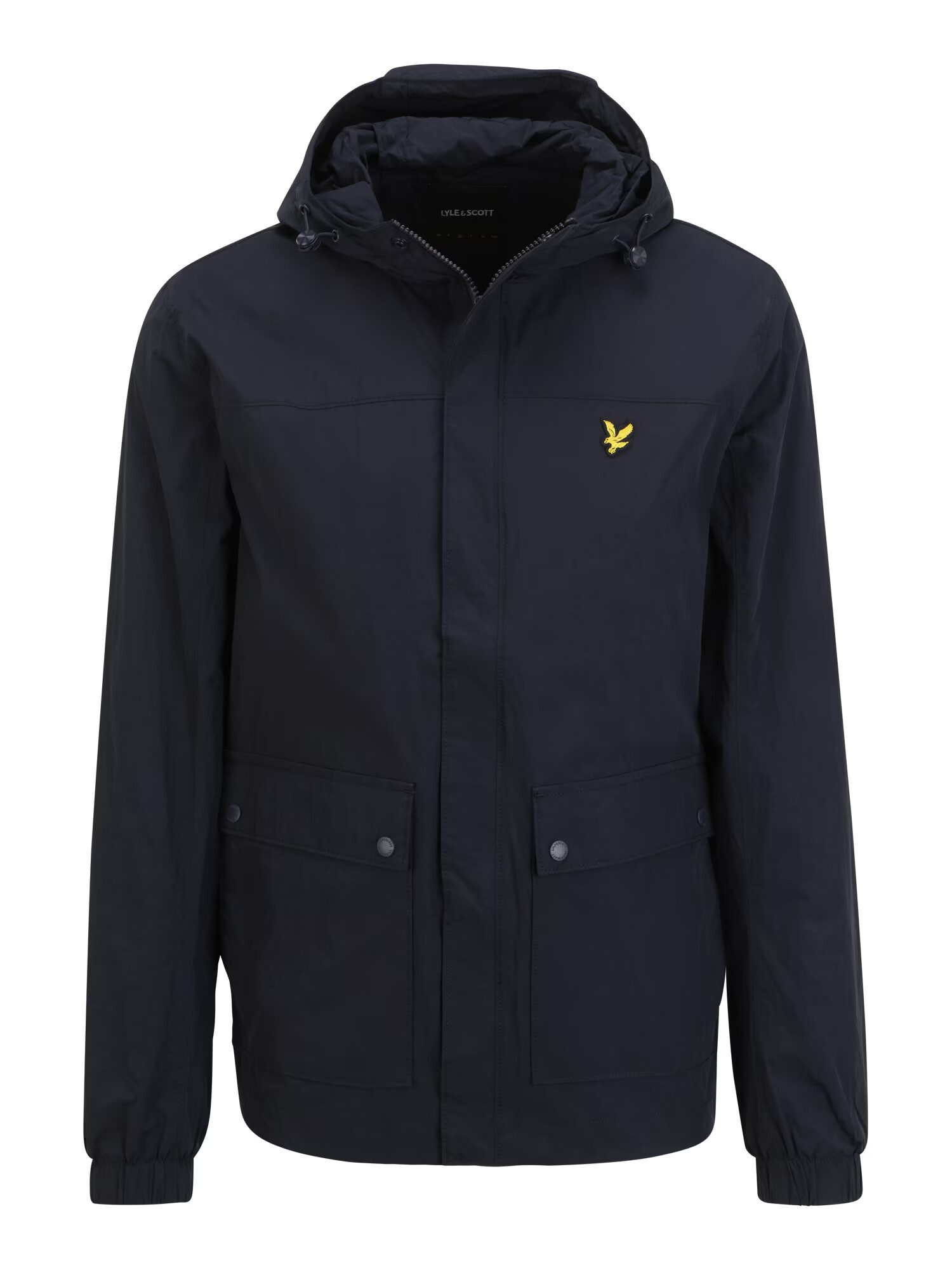 Lyle & Scott Φθινοπωρινό και ανοιξιάτικο μπουφάν ναυτικό μπλε / κίτρινο / μαύρο - Pepit.gr