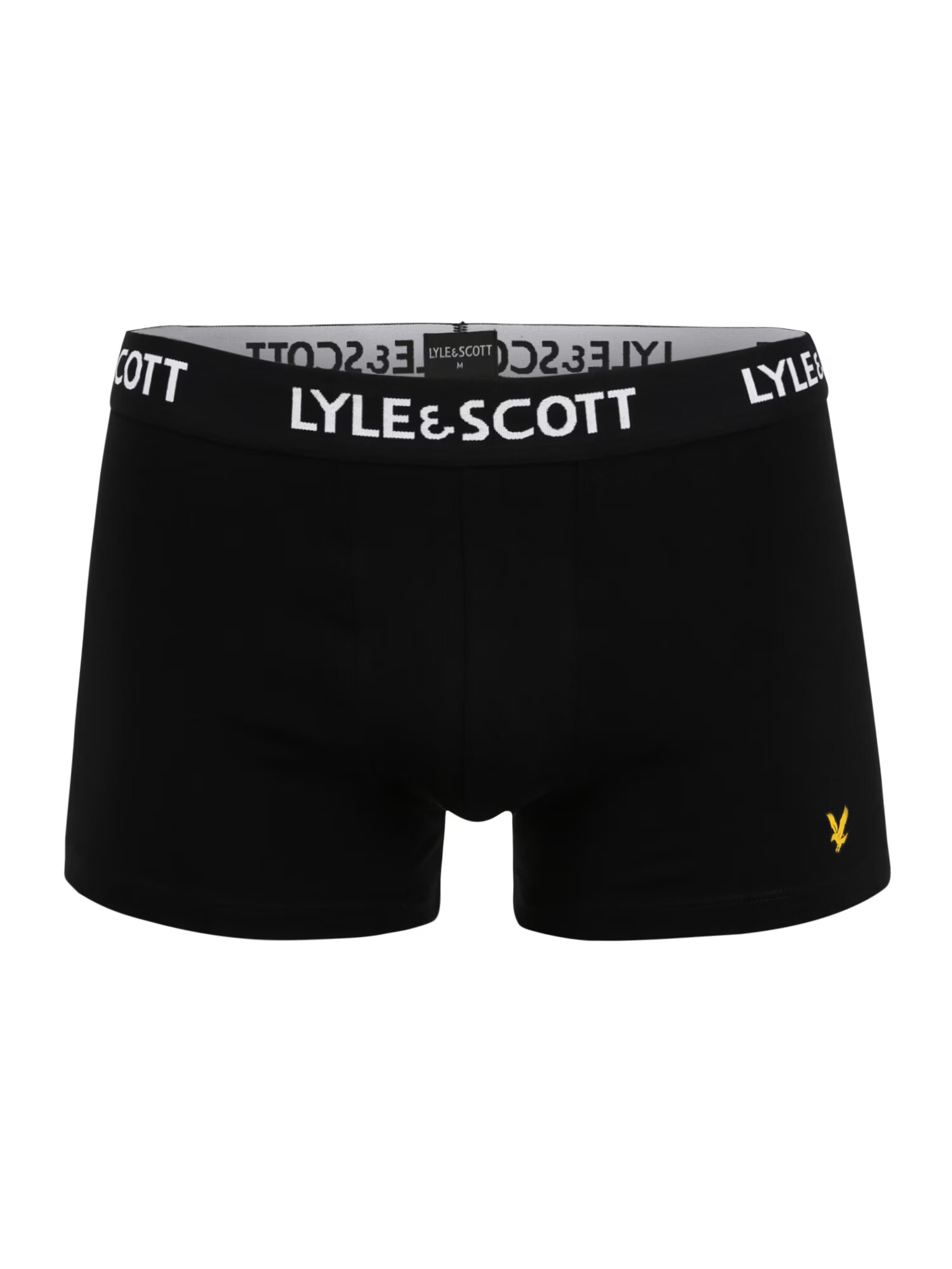 Lyle & Scott Μποξεράκι 'BARCLAY' κίτρινο / μαύρο / λευκό - Pepit.gr