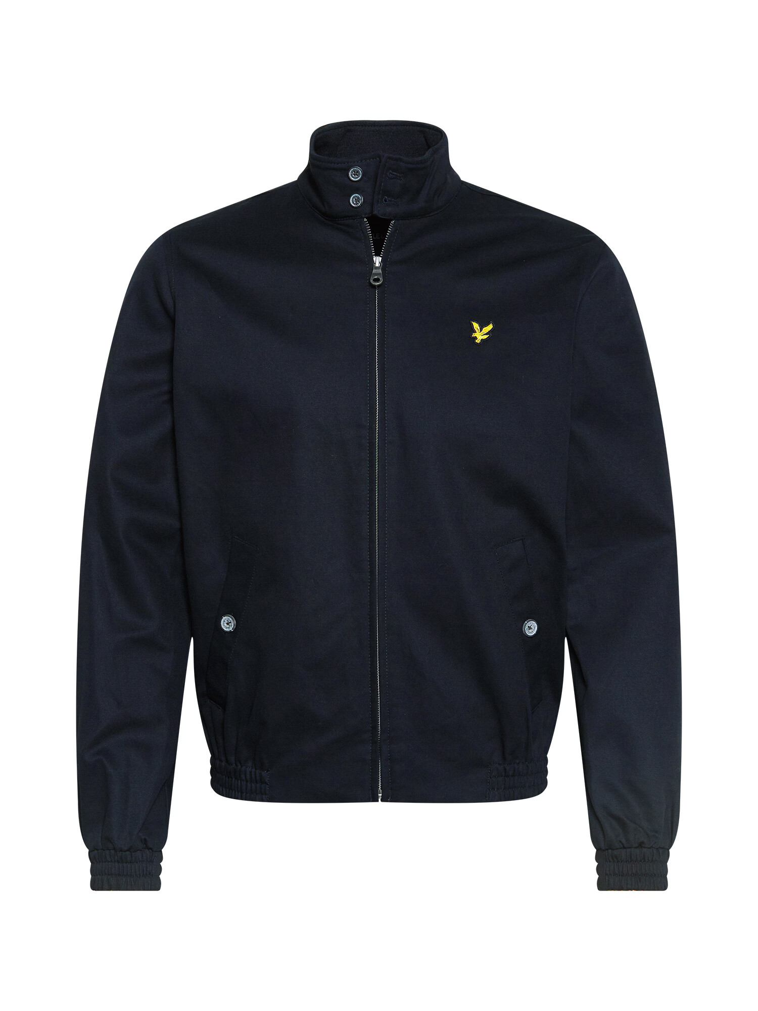 Lyle & Scott Φθινοπωρινό και ανοιξιάτικο μπουφάν 'Harrington' κίτρινο / μαύρο - Pepit.gr