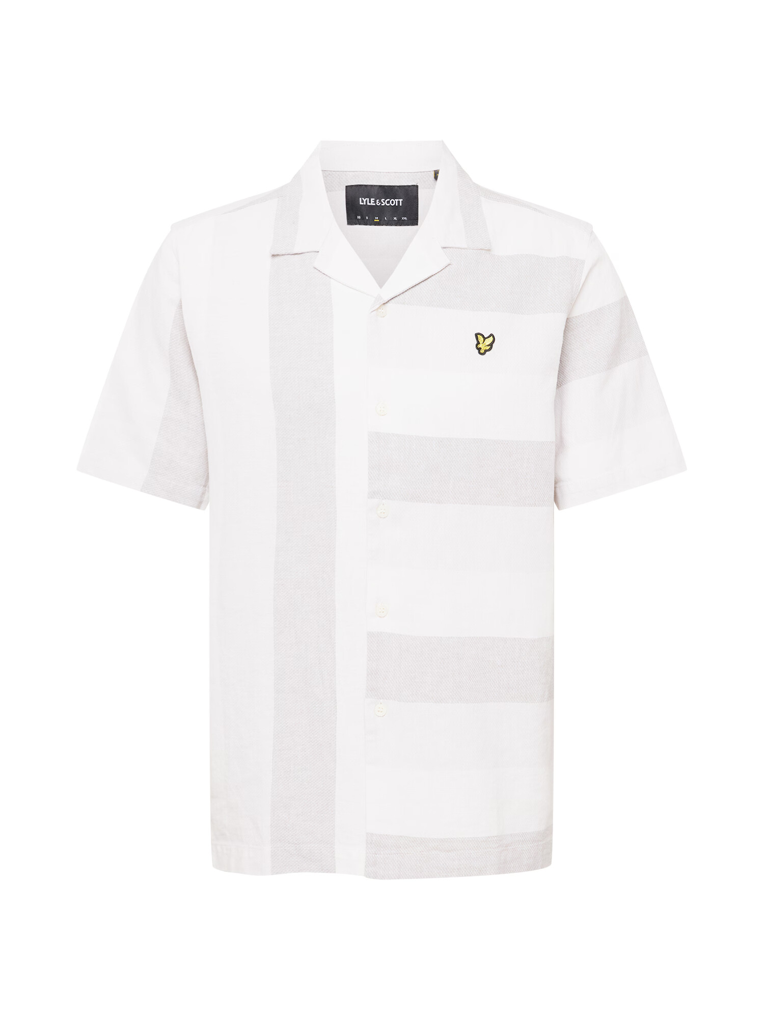 Lyle & Scott Πουκάμισο 'Artisinal' ανοικτό γκρι / offwhite - Pepit.gr