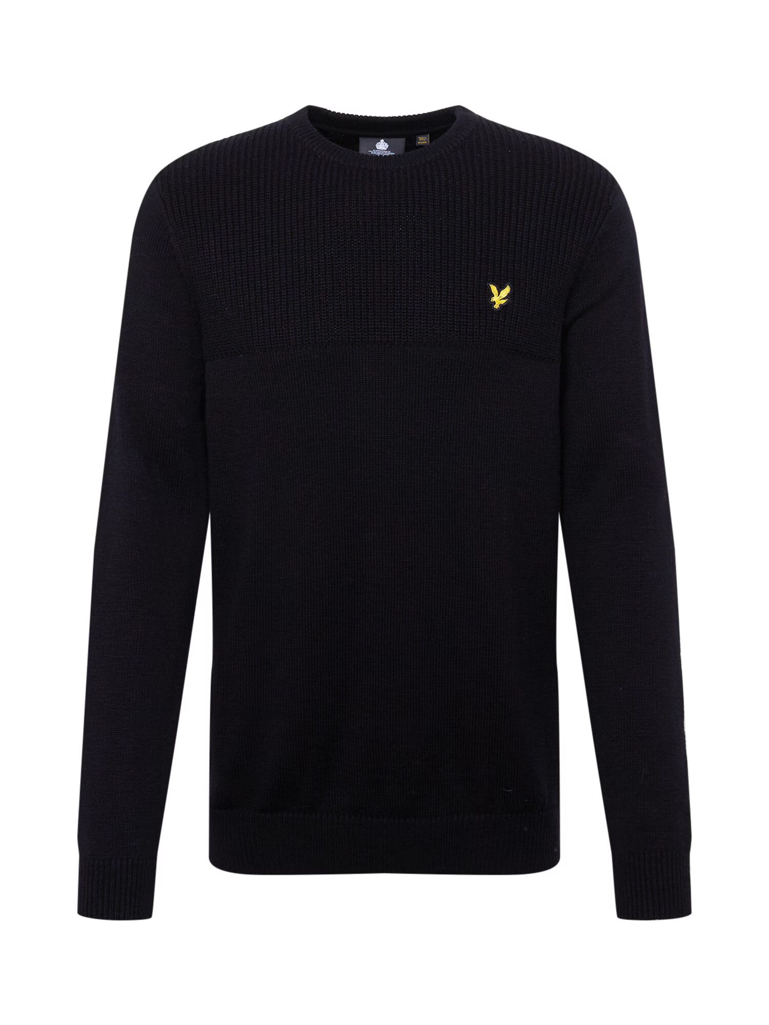 Lyle & Scott Πουλόβερ 'Chunky' μαύρο - Pepit.gr