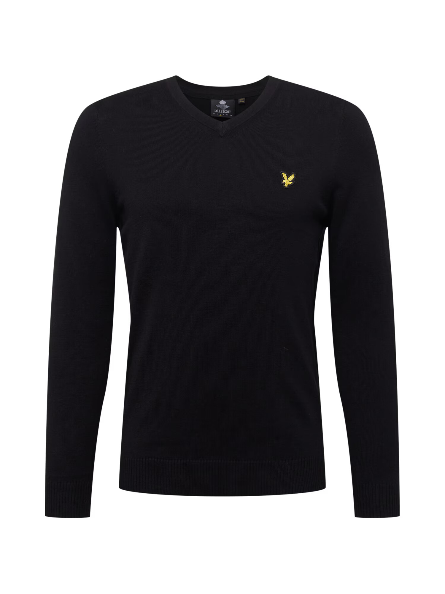 Lyle & Scott Πουλόβερ μαύρο - Pepit.gr