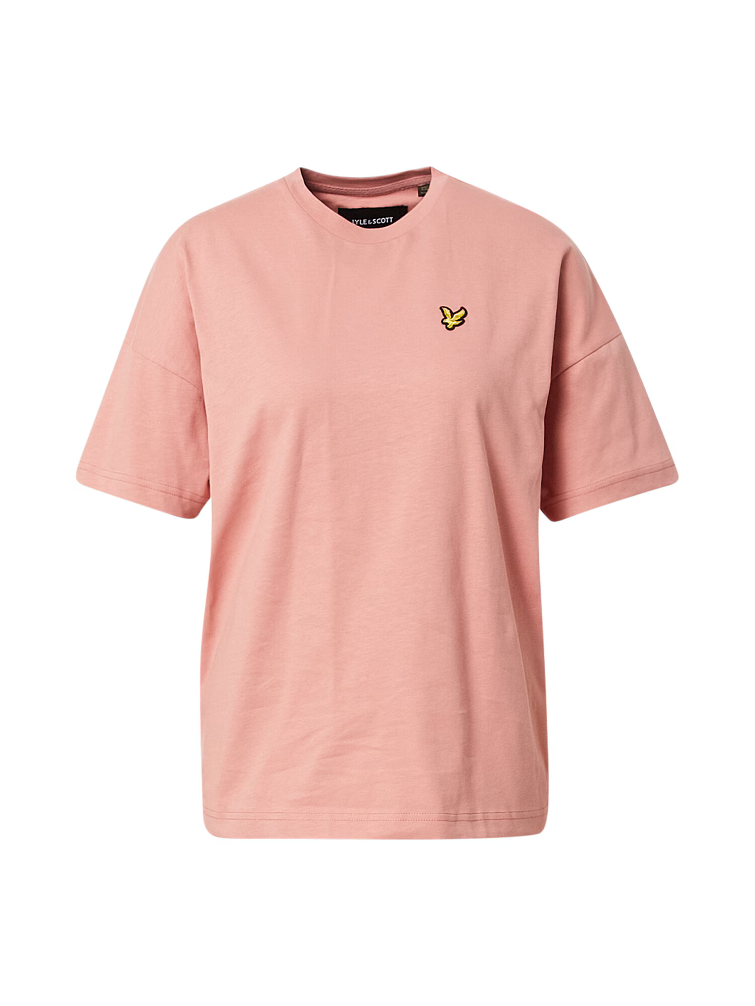 Lyle & Scott Υπερμέγεθες μπλουζάκι χρυσοκίτρινο / ρόδινο / μαύρο - Pepit.gr