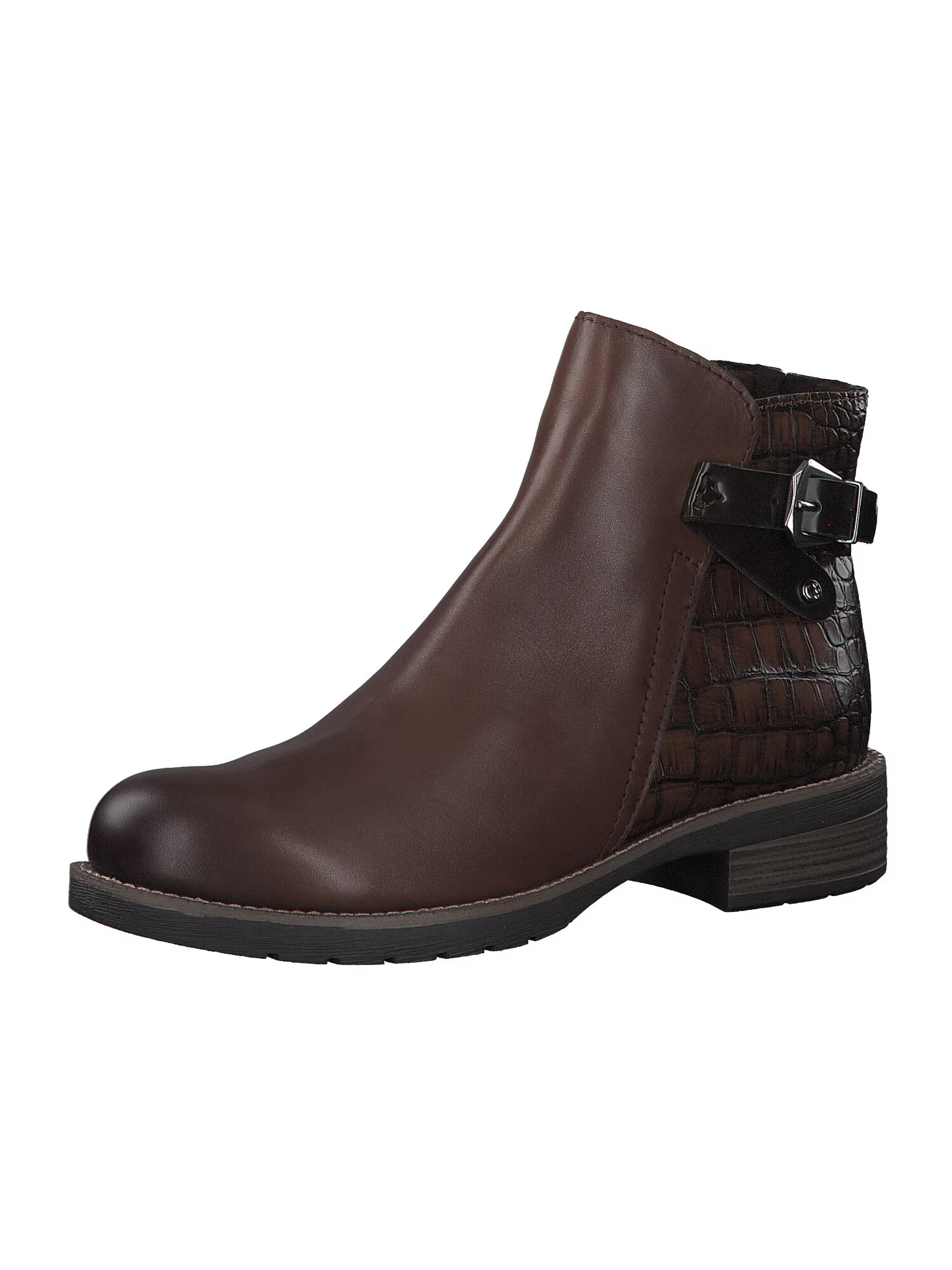 MARCO TOZZI Ankle boots καφέ / σκούρο καφέ - Pepit.gr