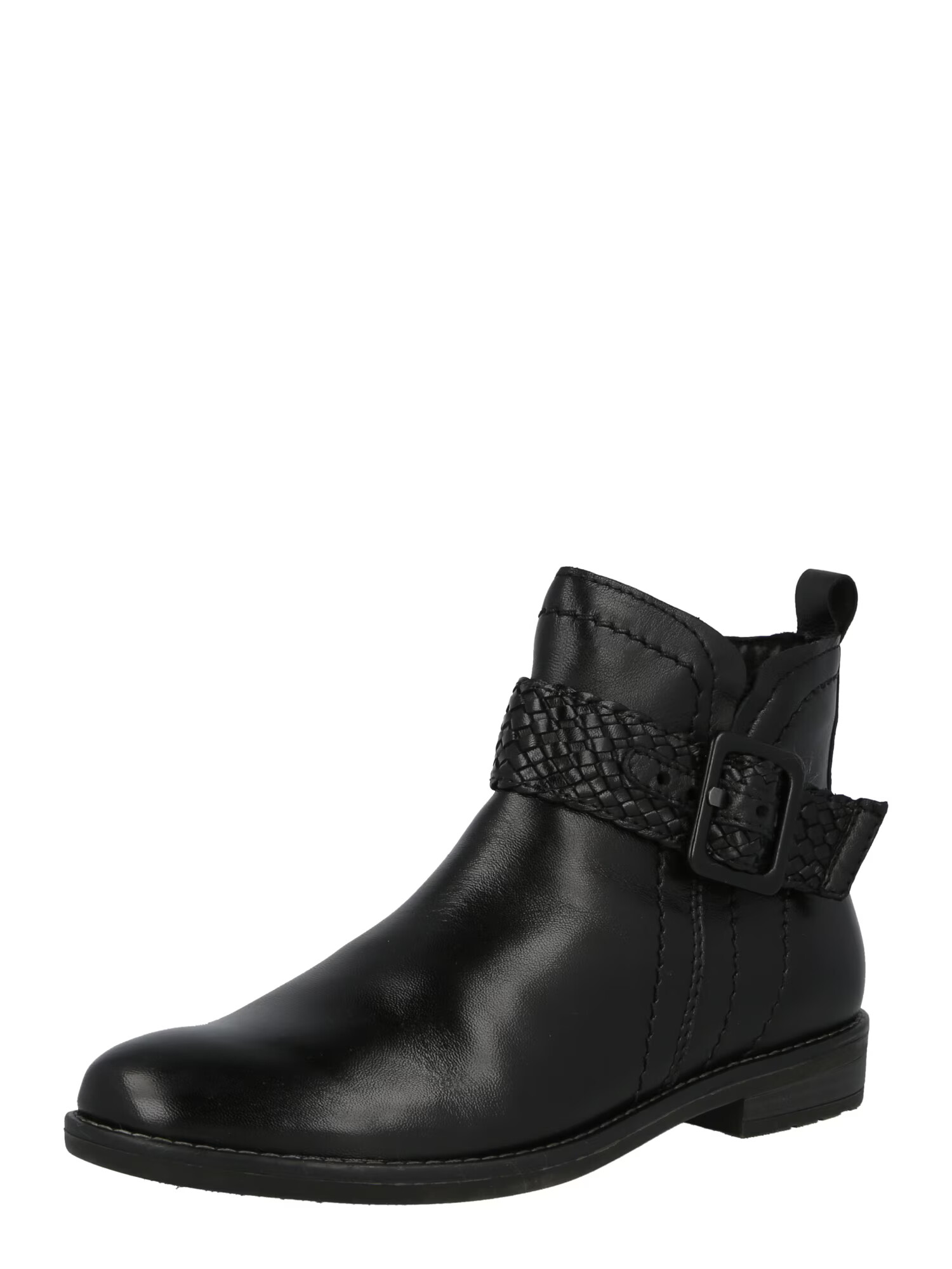 MARCO TOZZI Ankle boots μαύρο - Pepit.gr