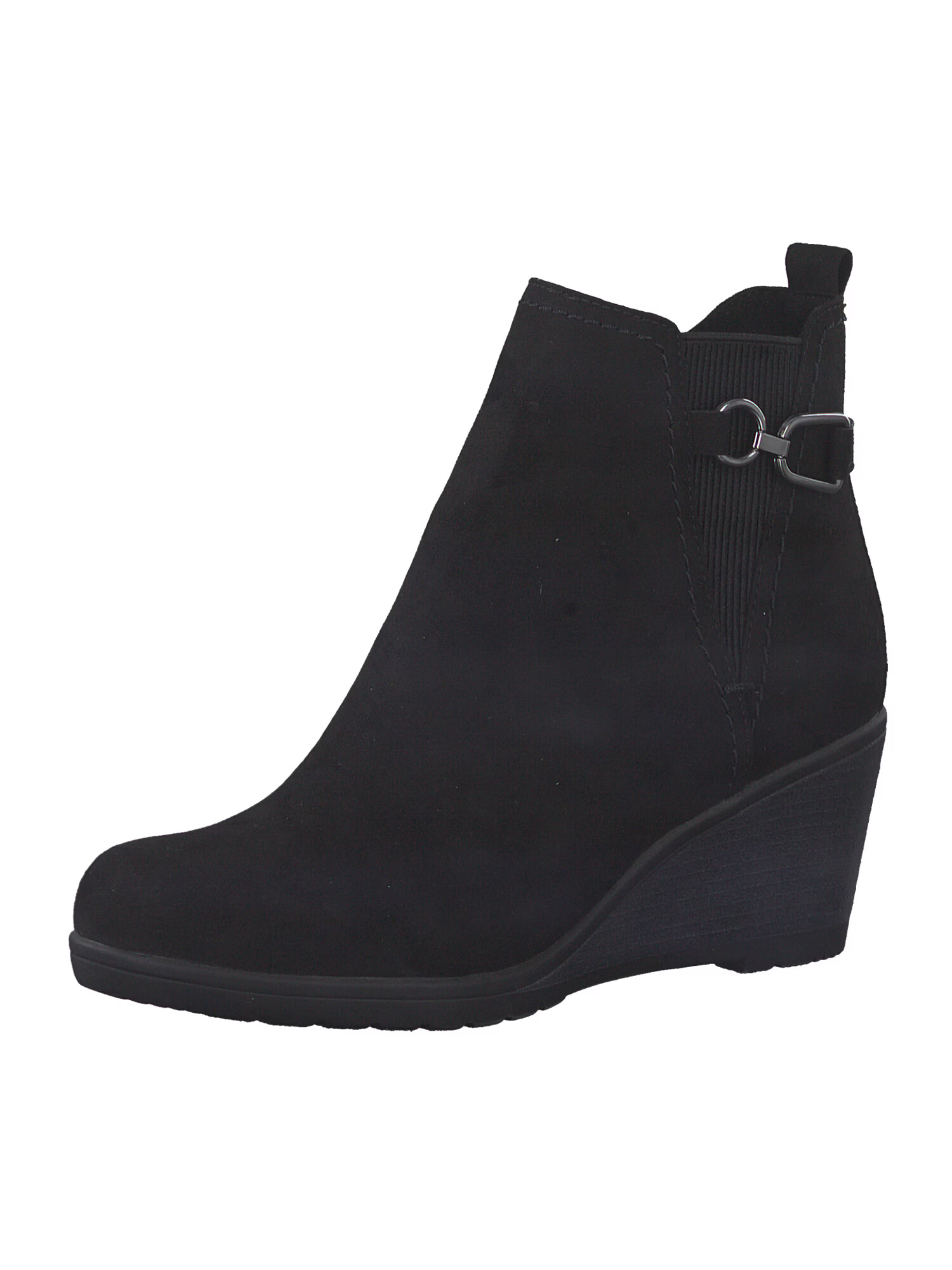 MARCO TOZZI Ankle boots μαύρο - Pepit.gr