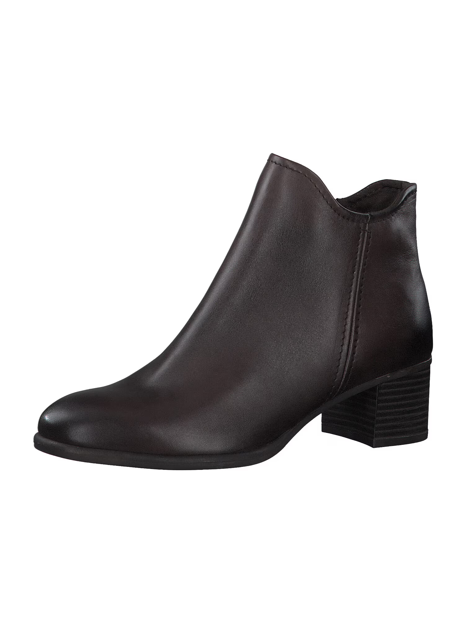 MARCO TOZZI Ankle boots σοκολατί - Pepit.gr