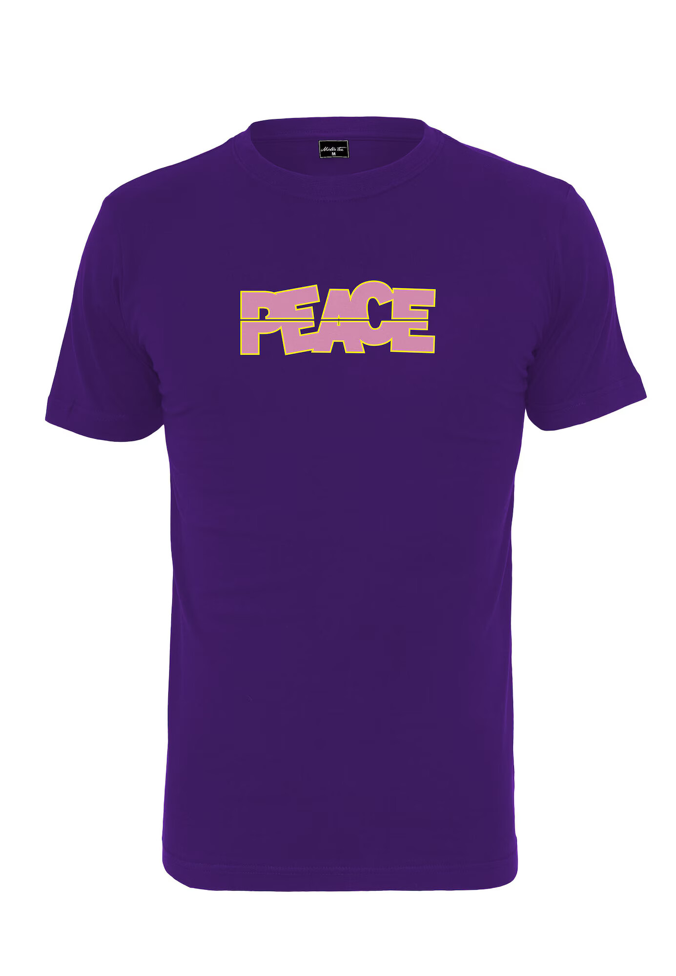 Merchcode Μπλουζάκι 'Ladies Peace Tee' λιλά / ροζ - Pepit.gr