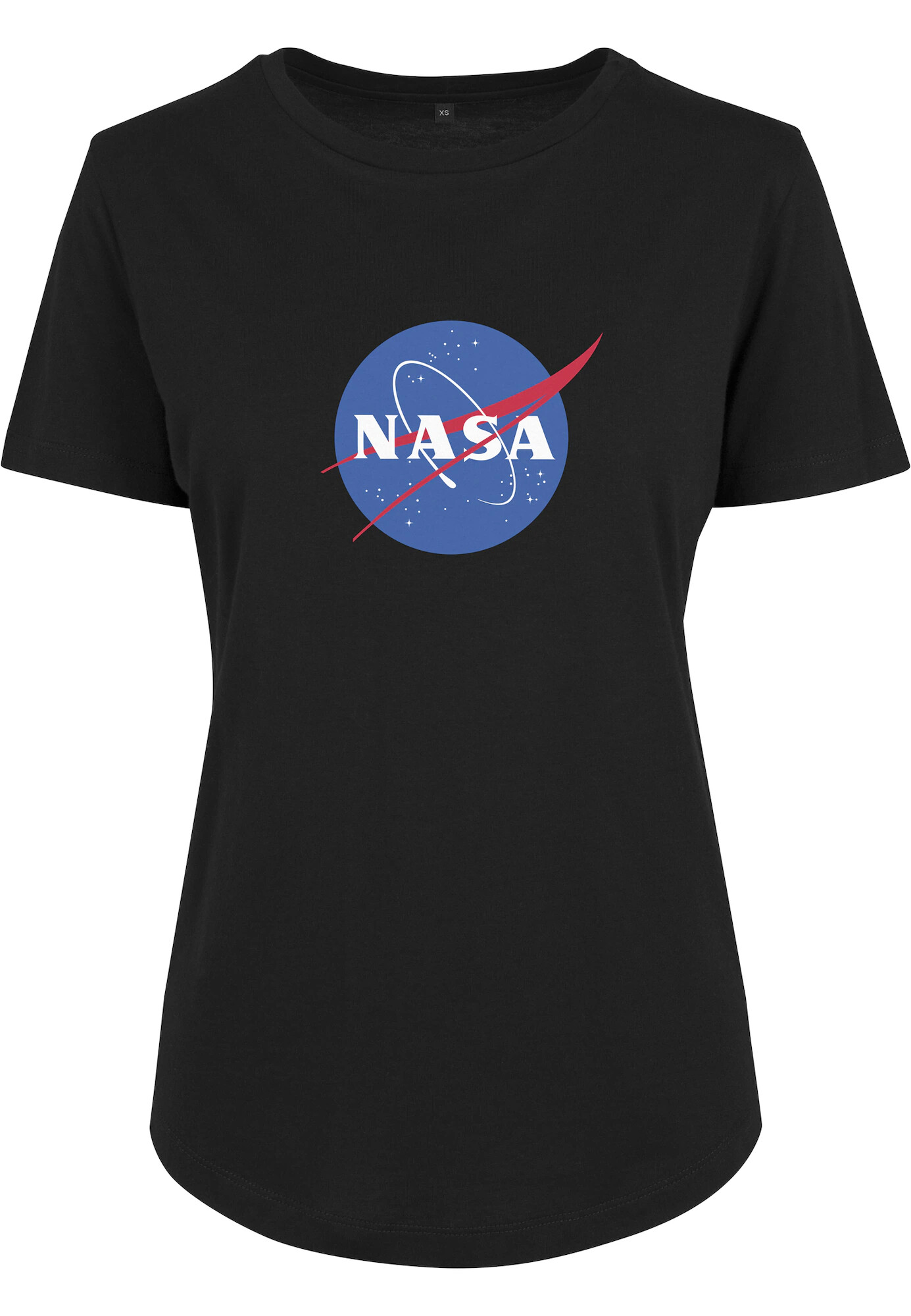 Merchcode Μπλουζάκι 'NASA Insignia' μπλε φιμέ / ροδοκόκκινο / μαύρο / λευκό - Pepit.gr