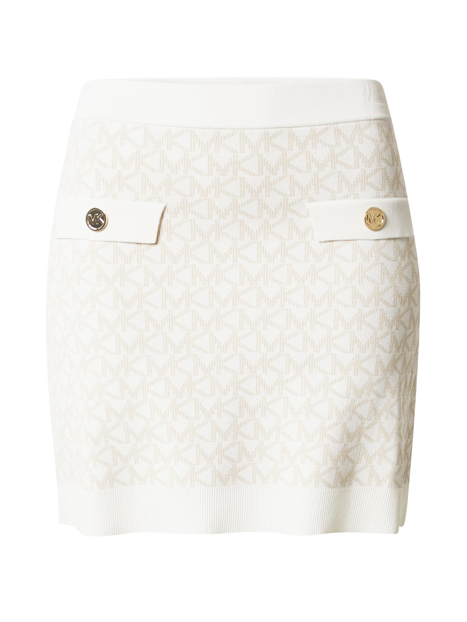 MICHAEL Michael Kors Φούστα 'ECO MK DOT MINI SKIRT' μπεζ / γκρι - Pepit.gr