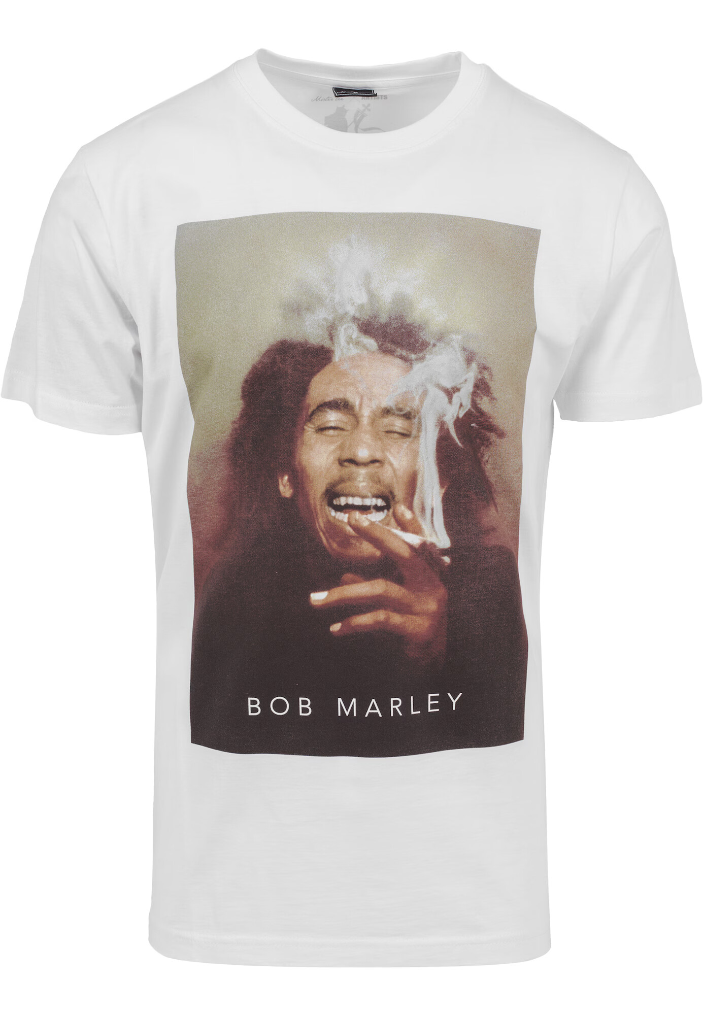 Mister Tee Μπλουζάκι 'Bob Marley Smoke' ανάμεικτα χρώματα / λευκό - Pepit.gr