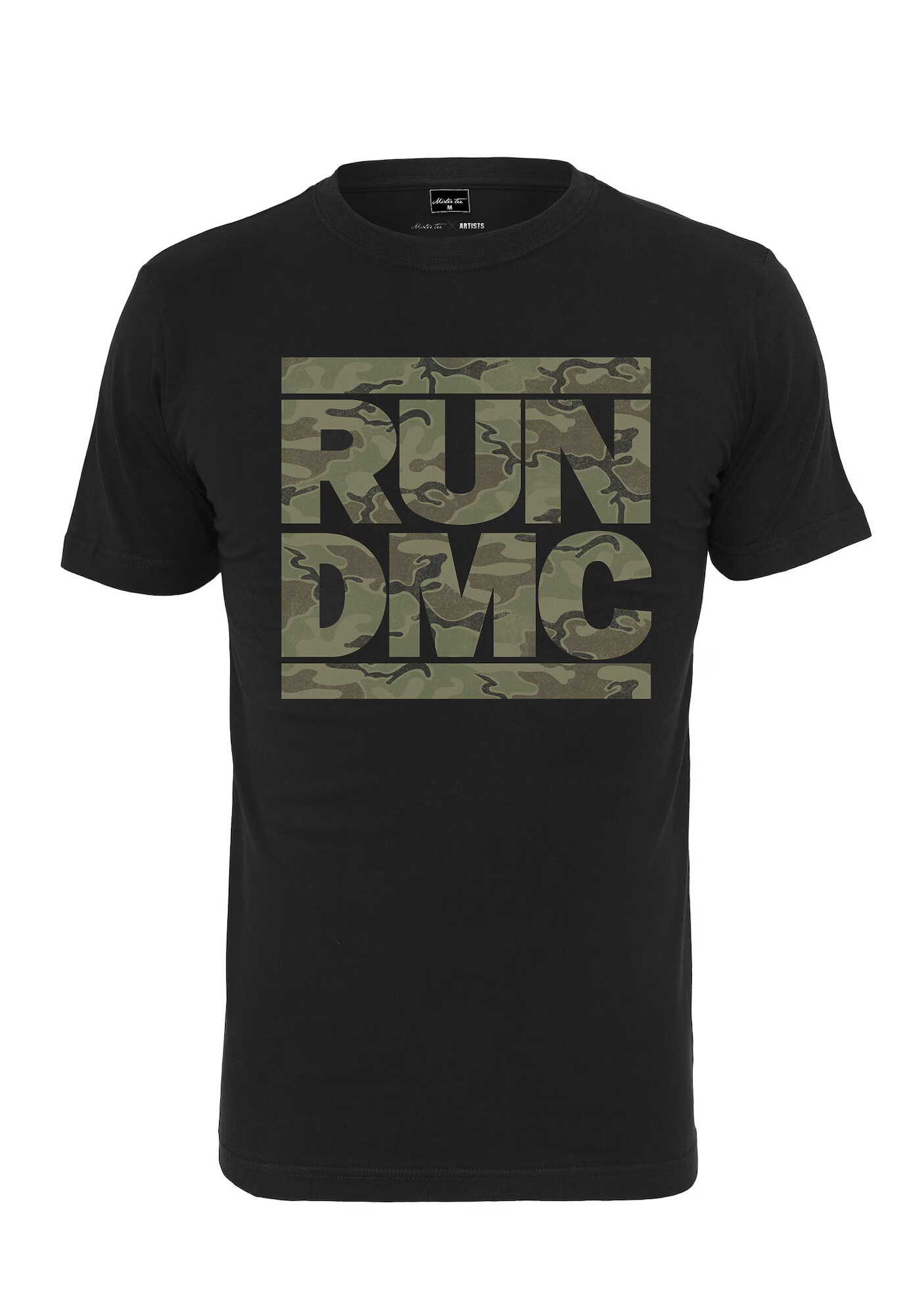 Mister Tee Μπλουζάκι 'Run DMC Camo' χακί / μαύρο - Pepit.gr