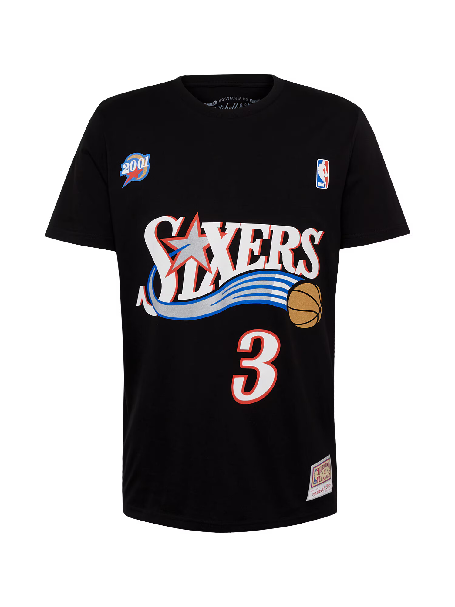 Mitchell & Ness Μπλουζάκι ανάμεικτα χρώματα / μαύρο - Pepit.gr