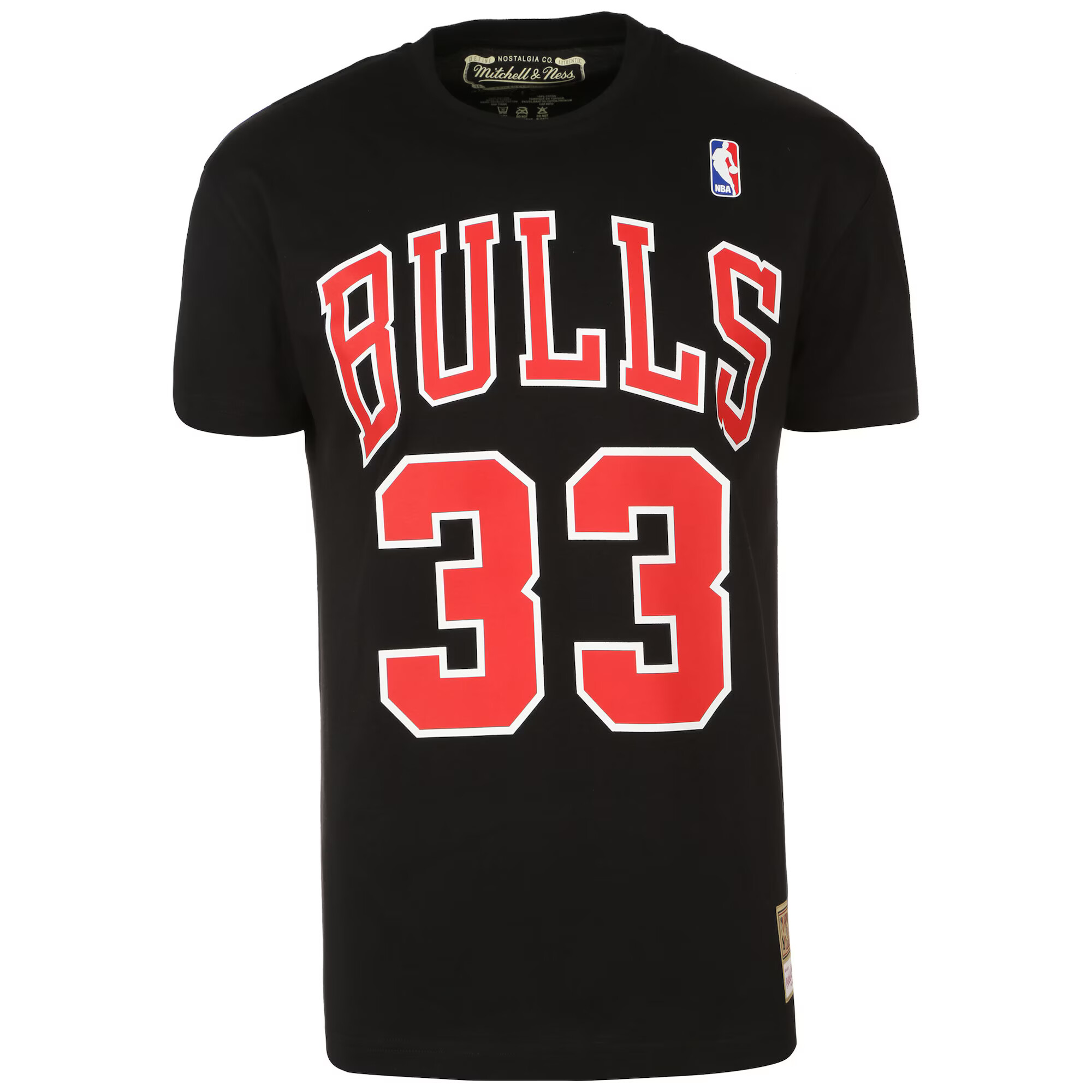 Mitchell & Ness Μπλουζάκι 'Scottie Pippen Chicago Bulls' κόκκινο / μαύρο / λευκό - Pepit.gr