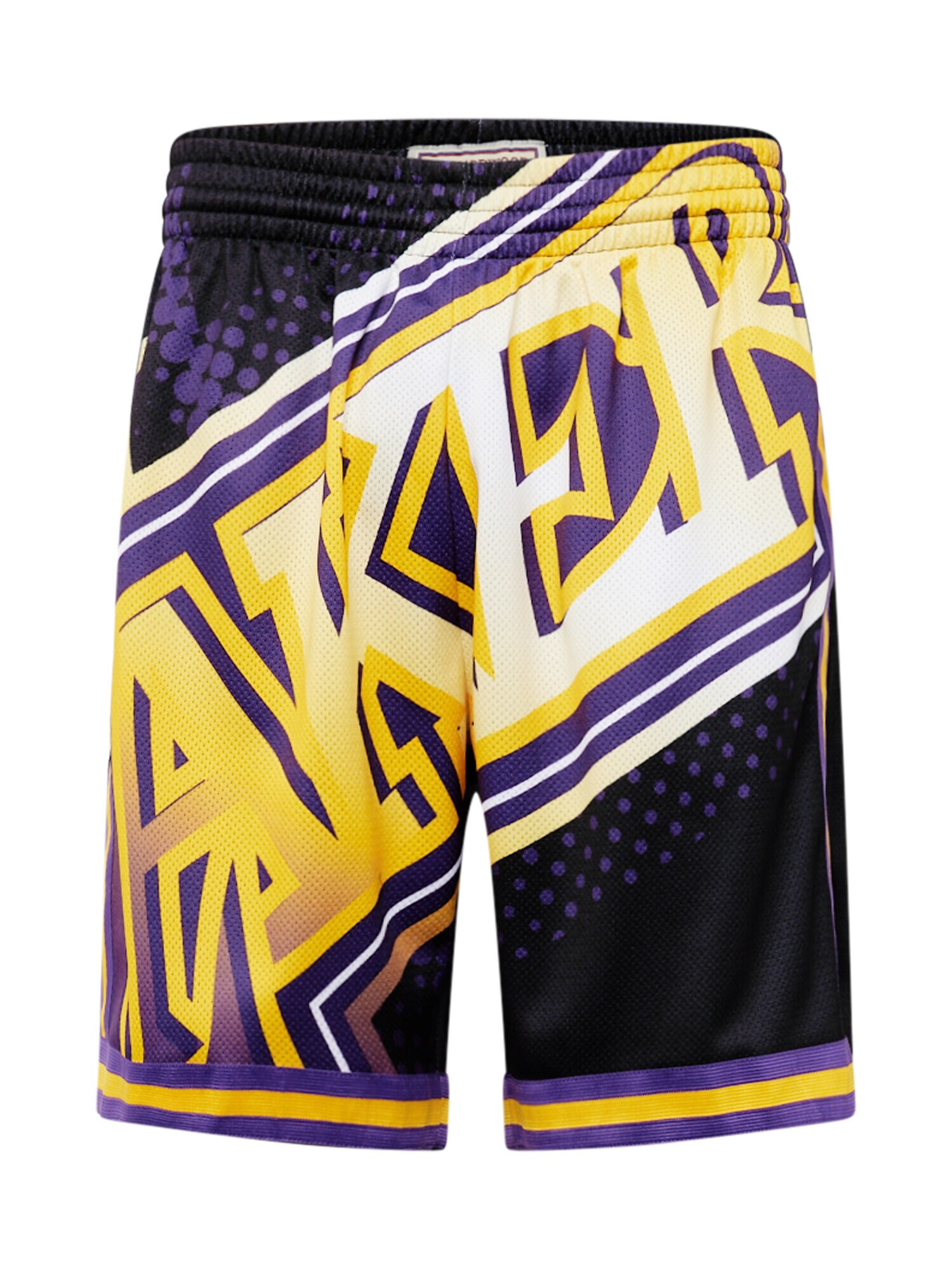 Mitchell & Ness Παντελόνι φόρμας 'NBA LAKERS' σκούρο λιλά / πορτοκαλί / μαύρο / λευκό - Pepit.gr