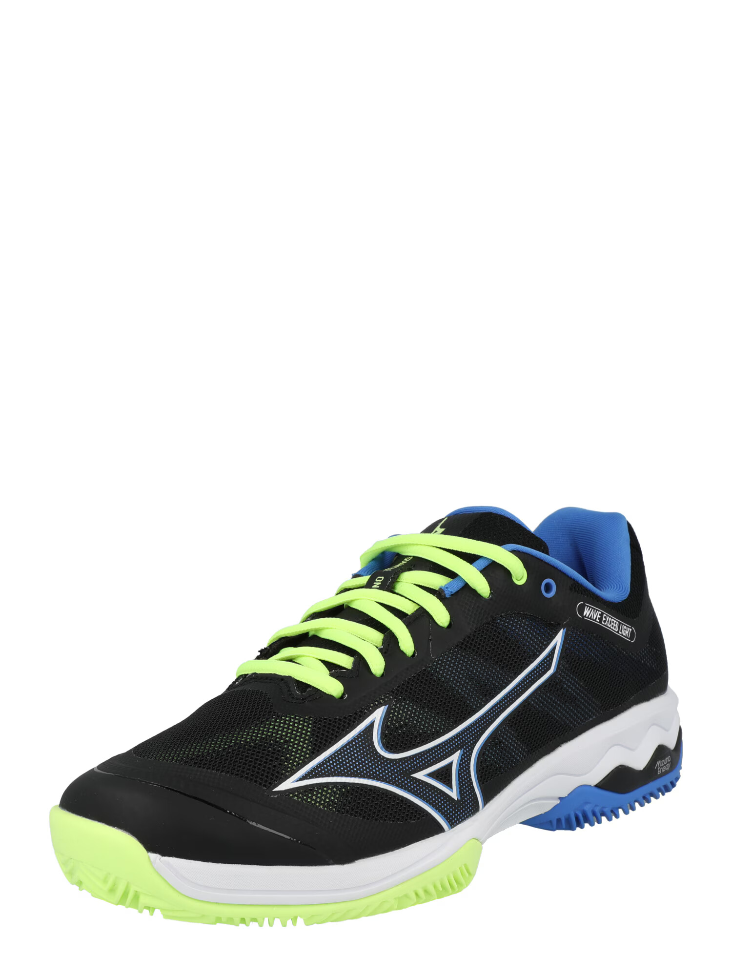 MIZUNO Αθλητικό παπούτσι 'WAVE EXCEED LIGHT' μπλε μαρέν / ανοικτό πράσινο / μαύρο / λευκό - Pepit.gr