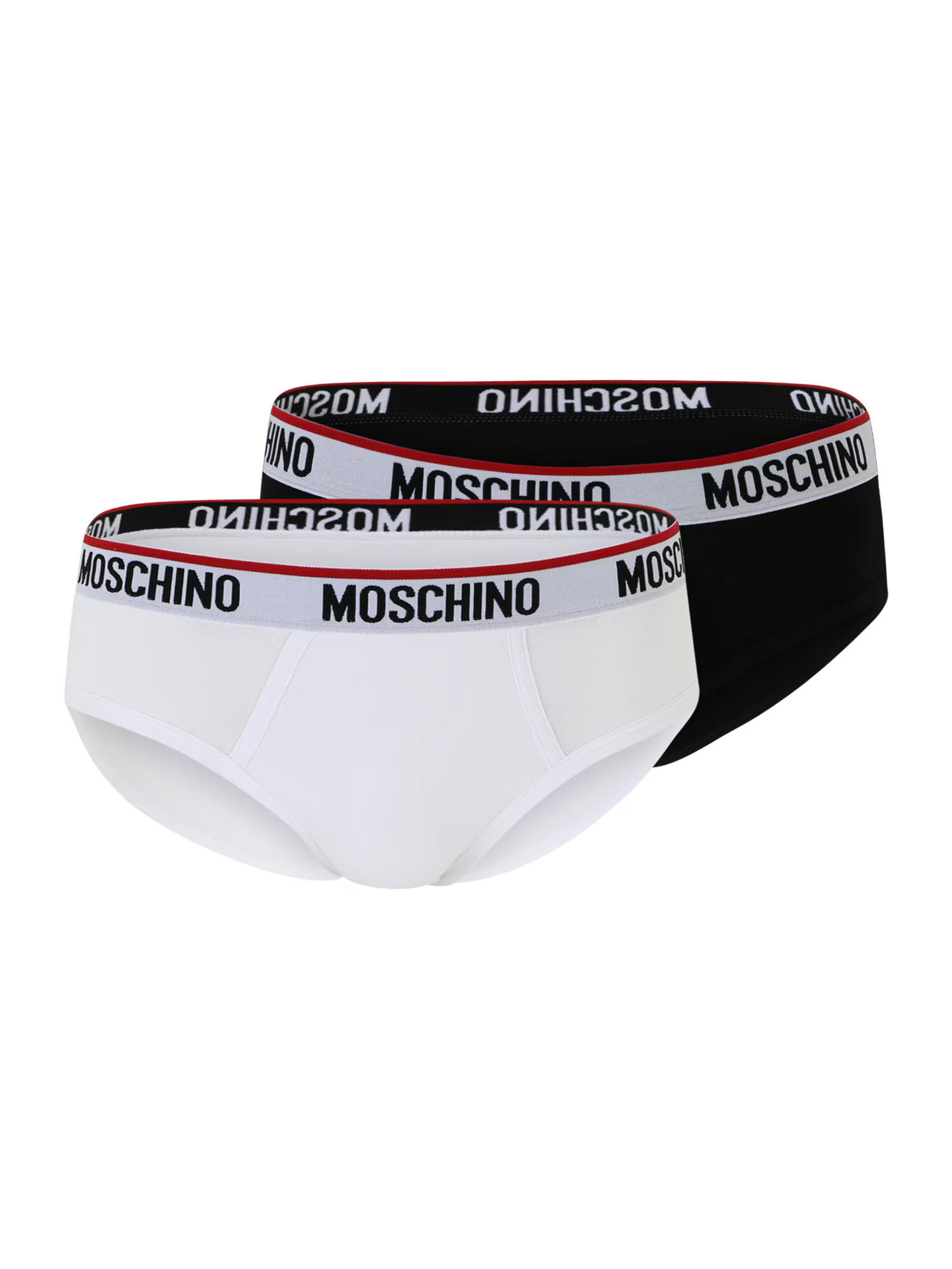 Moschino Underwear Μποξεράκι γκρι / βουργουνδί / μαύρο / λευκό - Pepit.gr