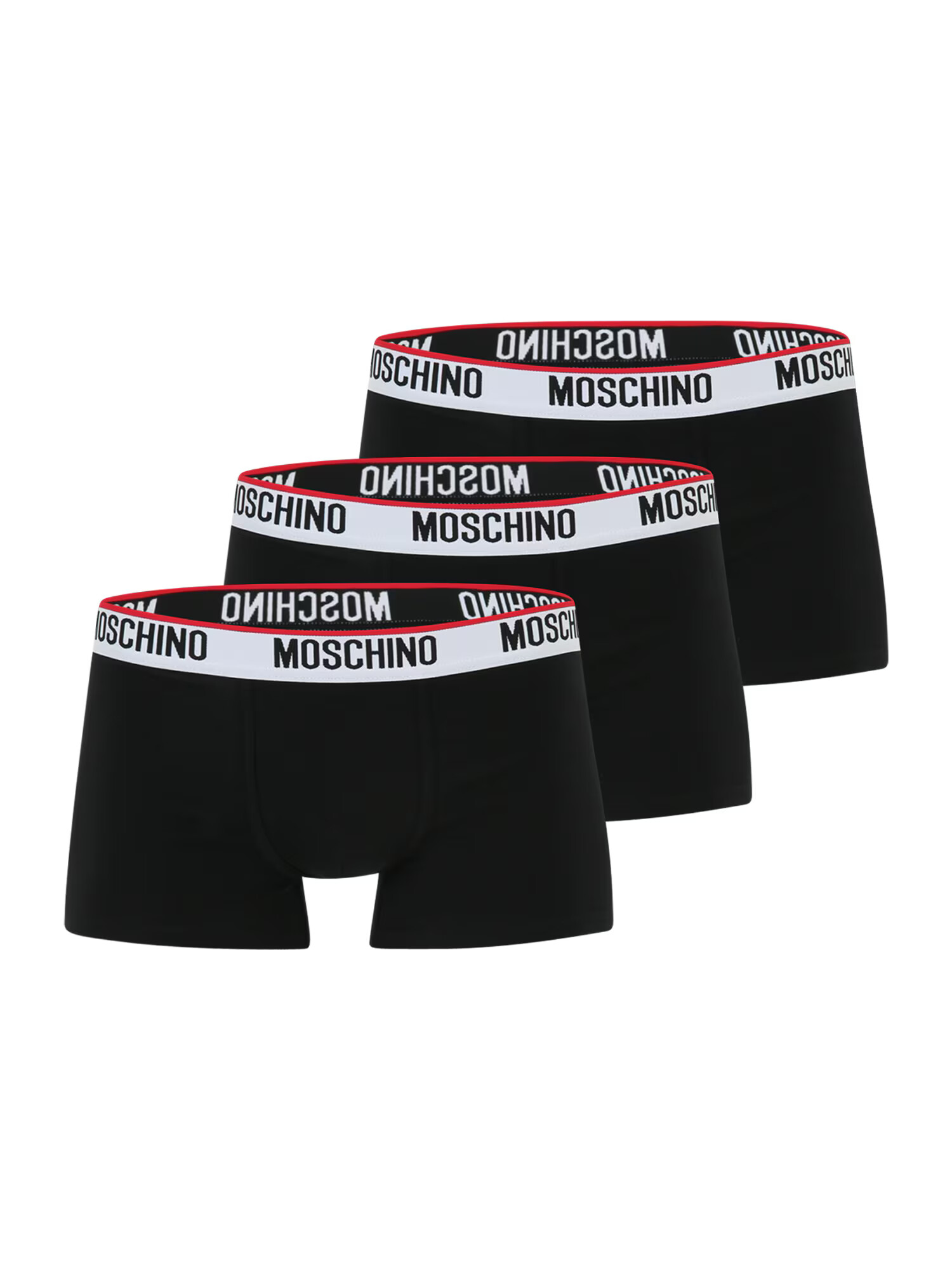 Moschino Underwear Μποξεράκι γρεναδίνη / μαύρο / λευκό - Pepit.gr