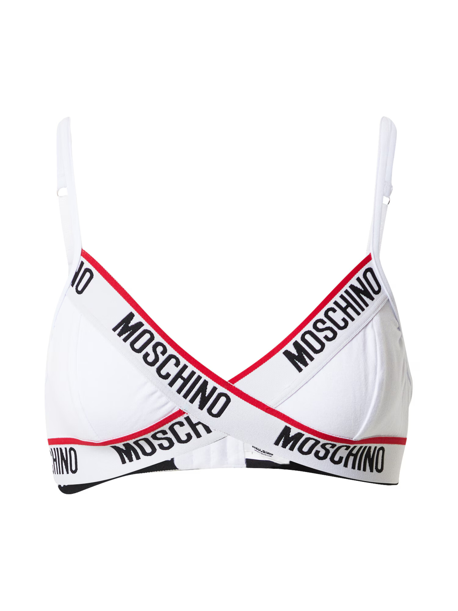 Moschino Underwear Σουτιέν κόκκινο / μαύρο / λευκό - Pepit.gr