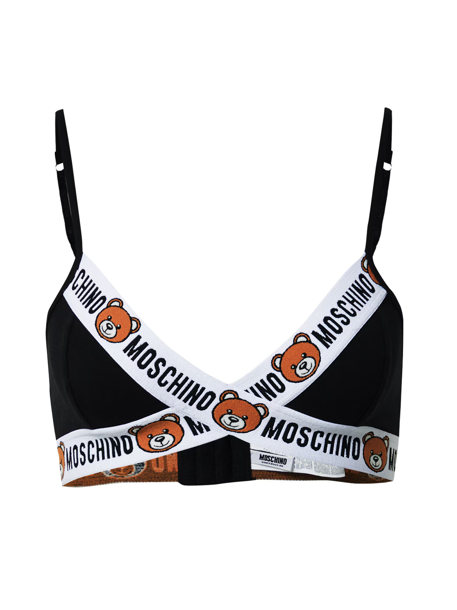 Moschino Underwear Σουτιέν 'Reggiseno' καφέ / μαύρο / λευκό - Pepit.gr