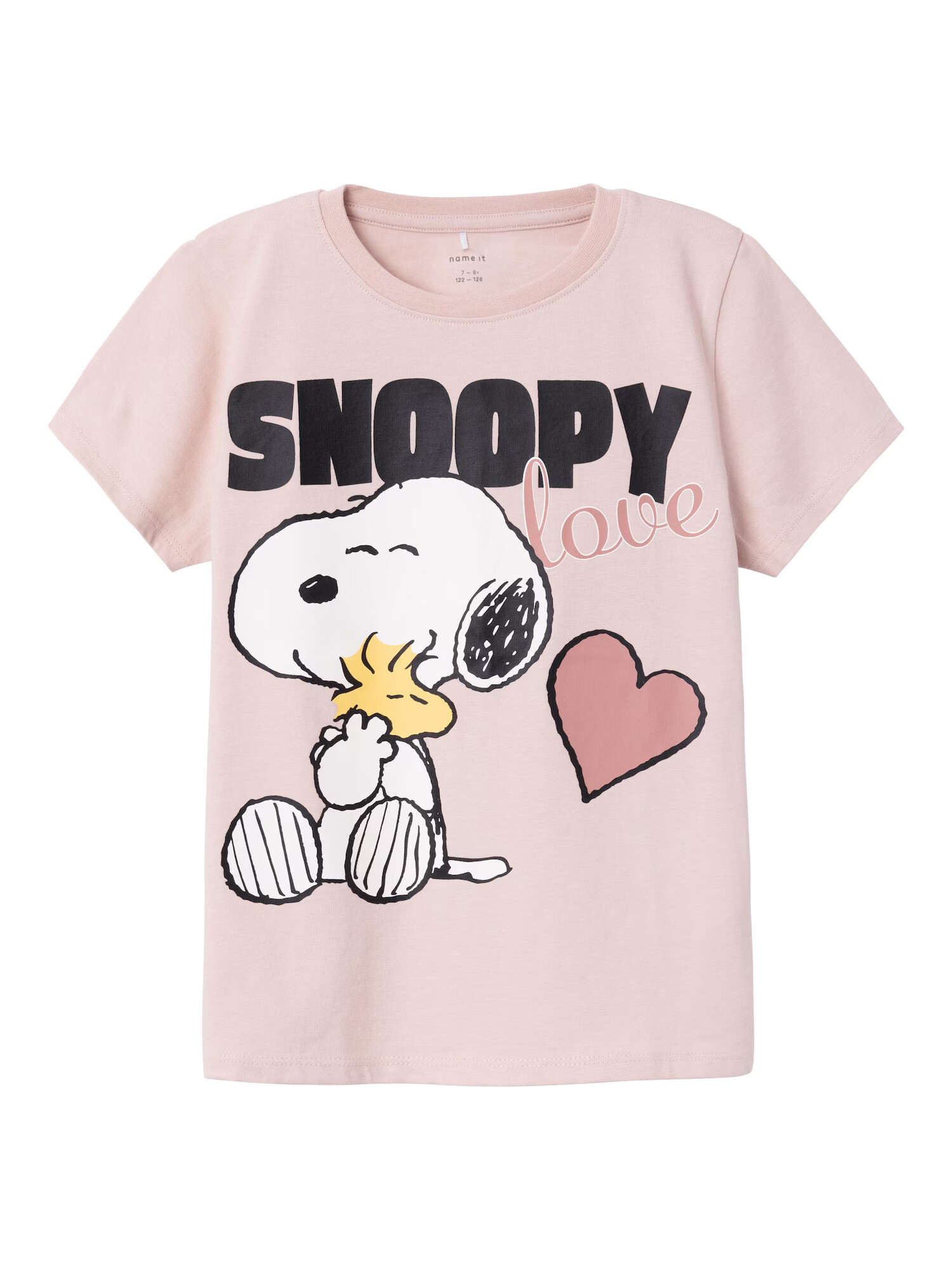 NAME IT Μπλουζάκι 'Nanni Snoopy' ροζέ / σάπιο μήλο / μαύρο / λευκό - Pepit.gr