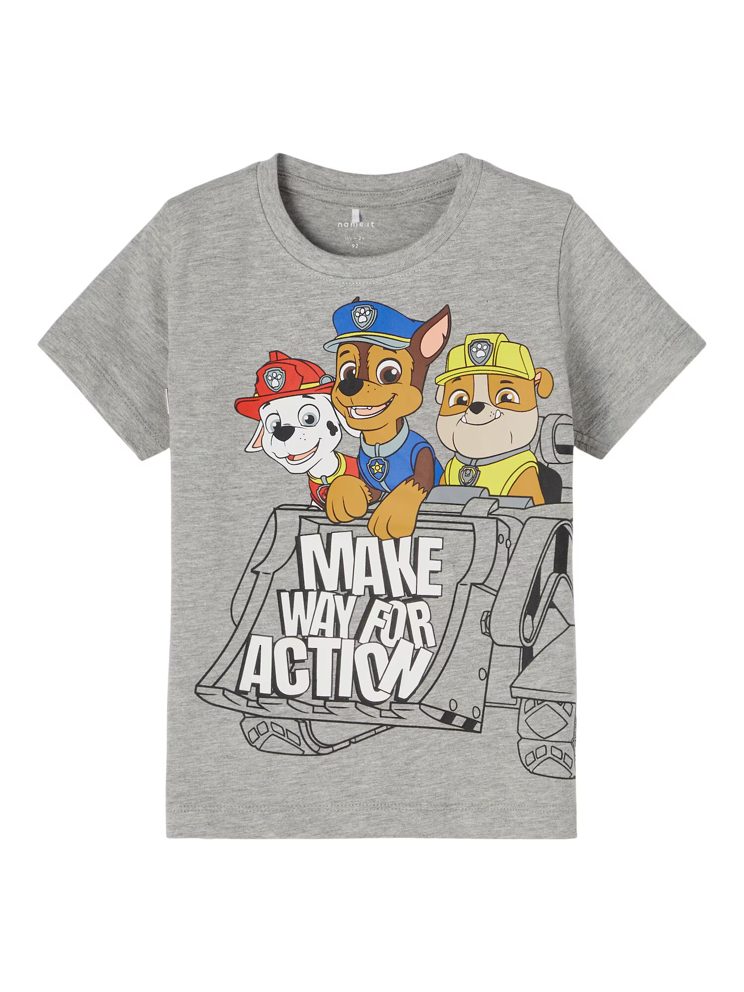 NAME IT Μπλουζάκι 'Paw Patrol' γκρι μελανζέ / ανάμεικτα χρώματα - Pepit.gr