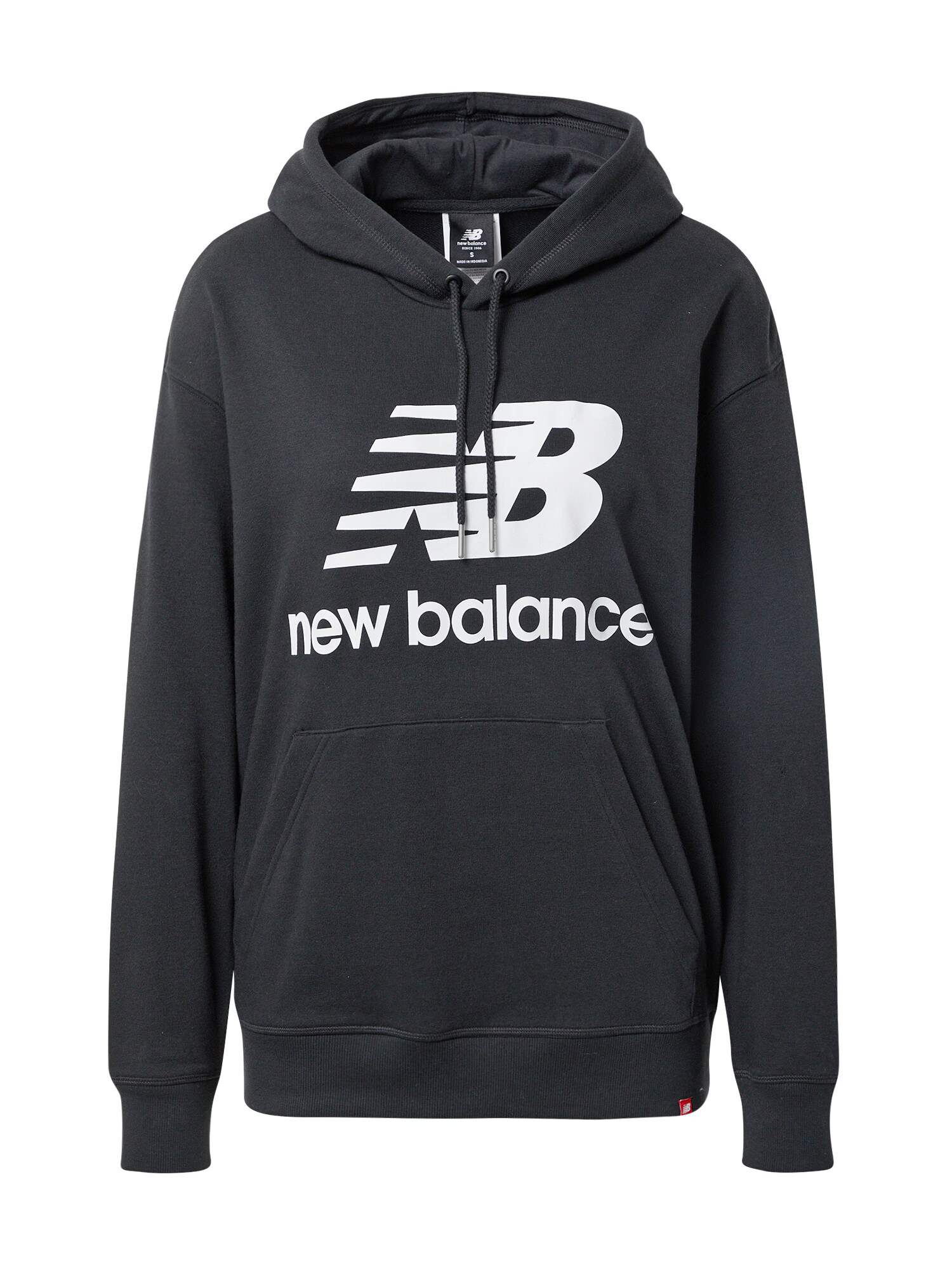 new balance Μπλούζα φούτερ μαύρο / λευκό - Pepit.gr