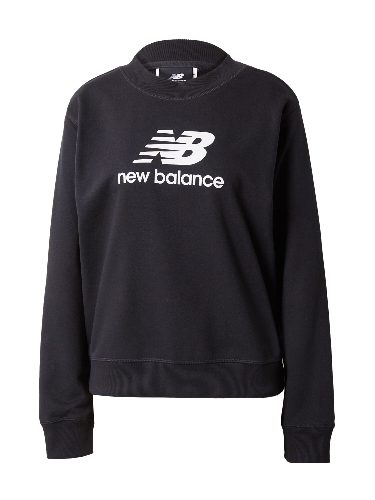 new balance Μπλούζα φούτερ 'Essentials' μαύρο / λευκό - Pepit.gr