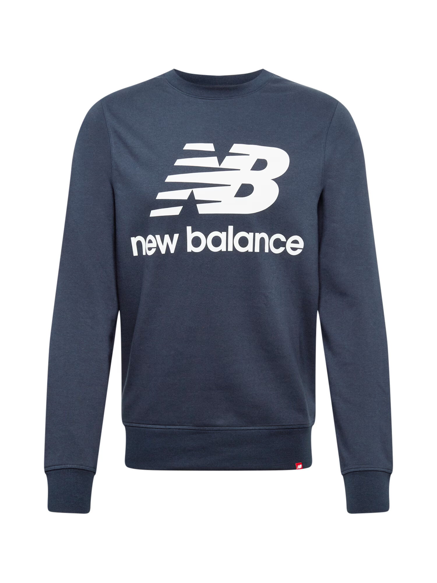 new balance Μπλούζα φούτερ σκούρο μπλε / λευκό - Pepit.gr